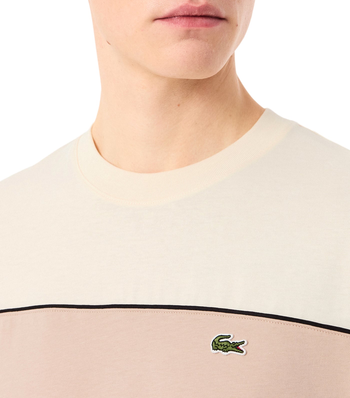Color-Block Cotton T-Shirt