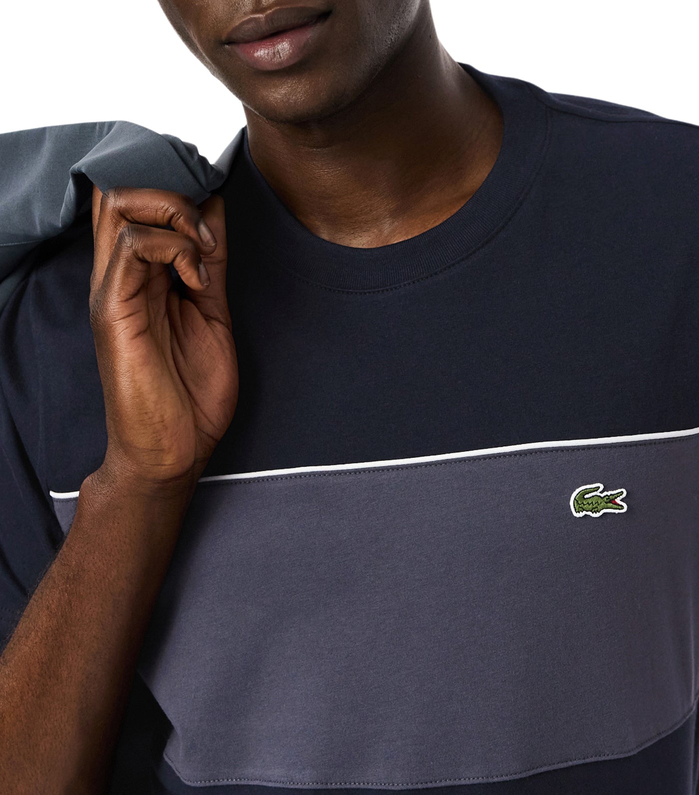 Color-Block Cotton T-Shirt