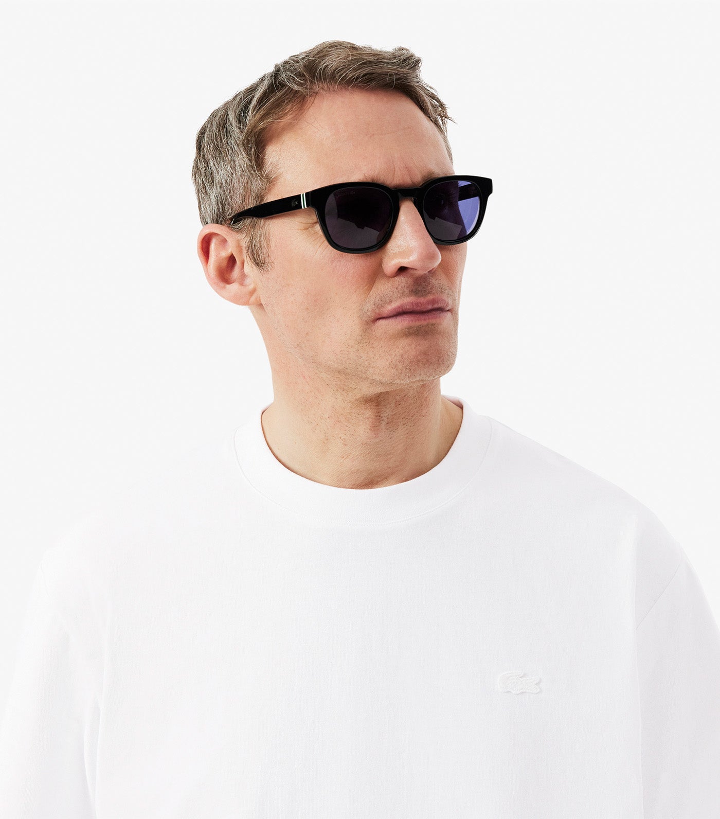 Relaxed Fit Printed Cotton T-Shirt White