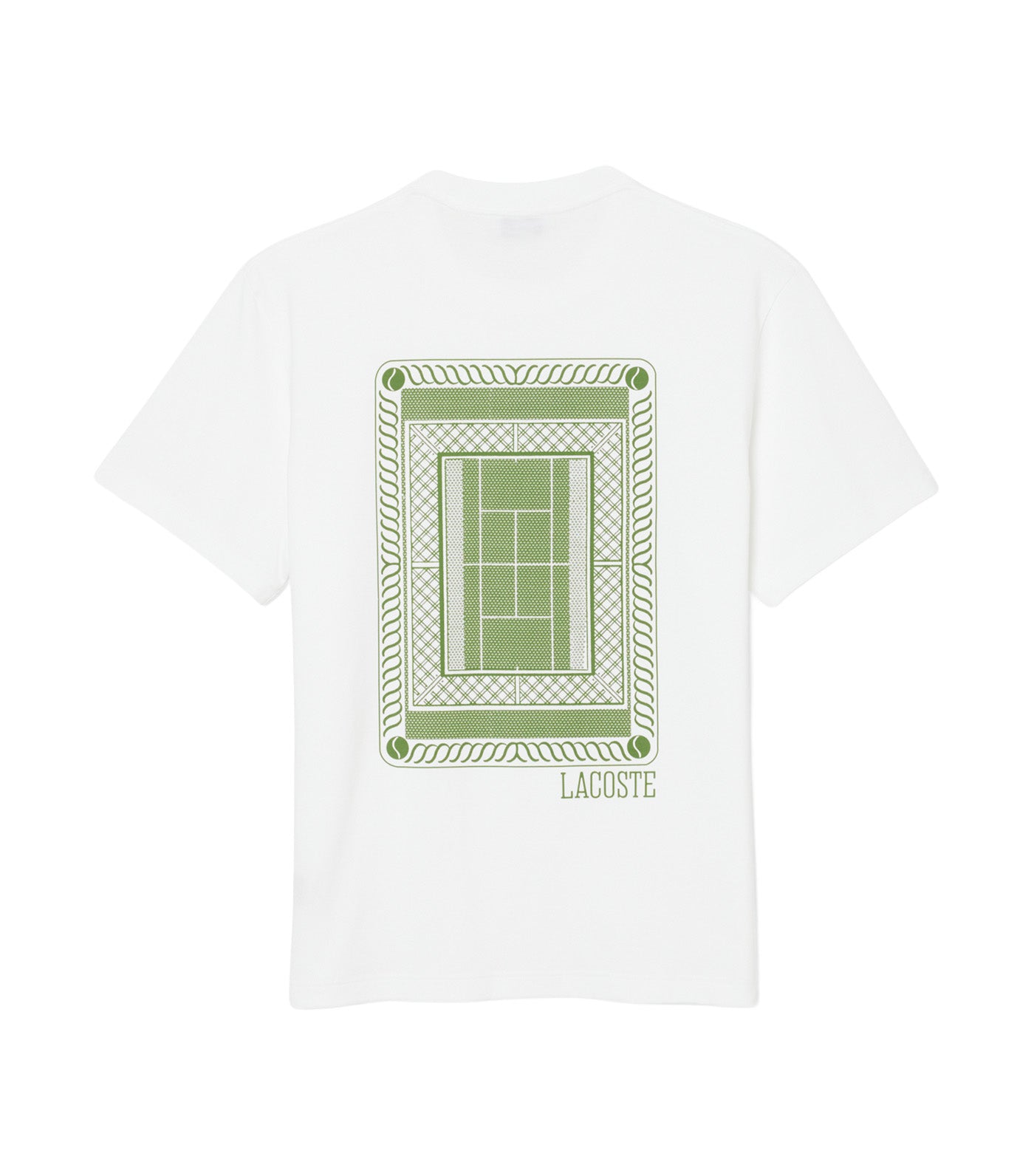 Lacoste Printed Jersey T-Shirt White