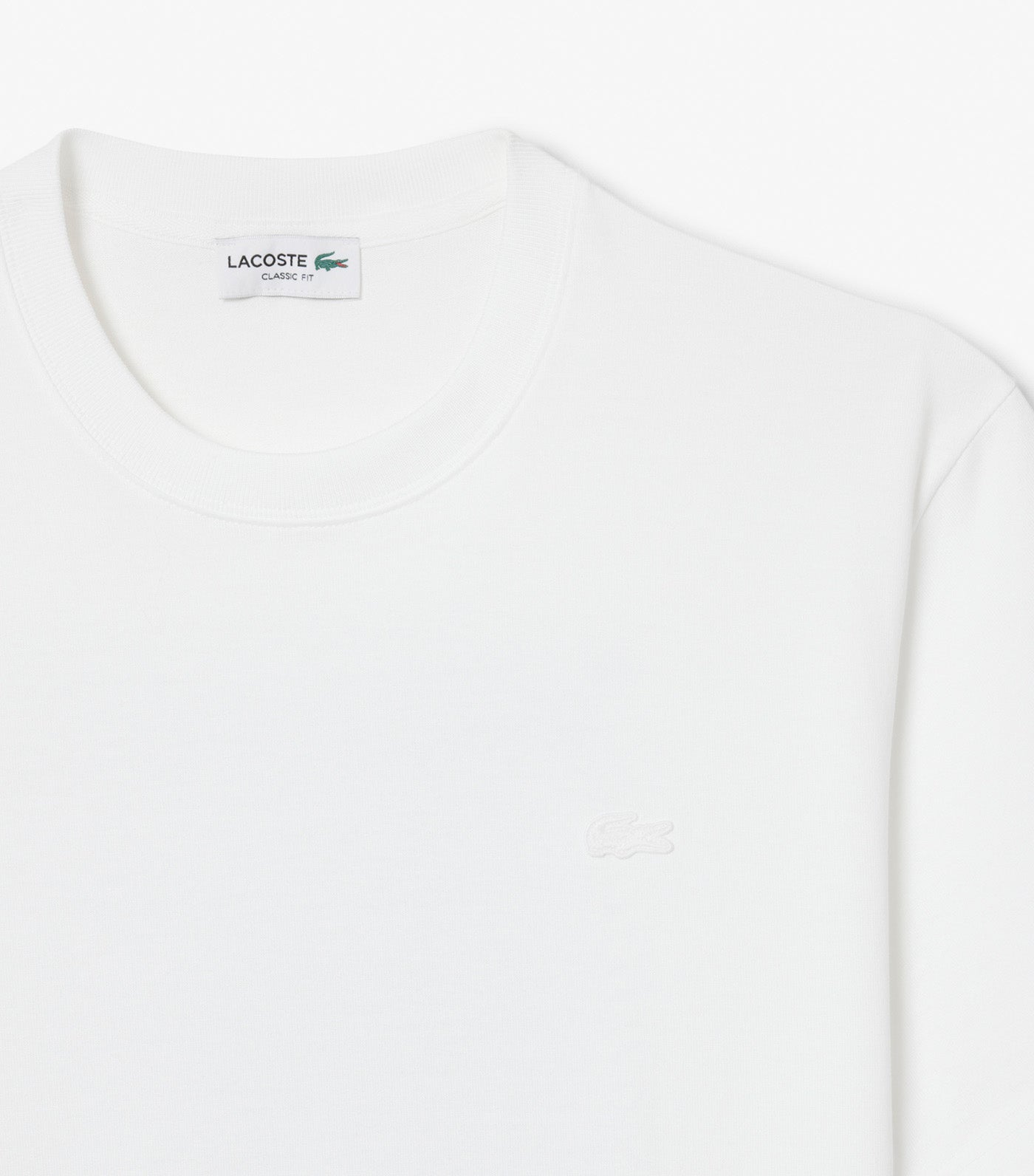 Lacoste Printed Jersey T-Shirt White