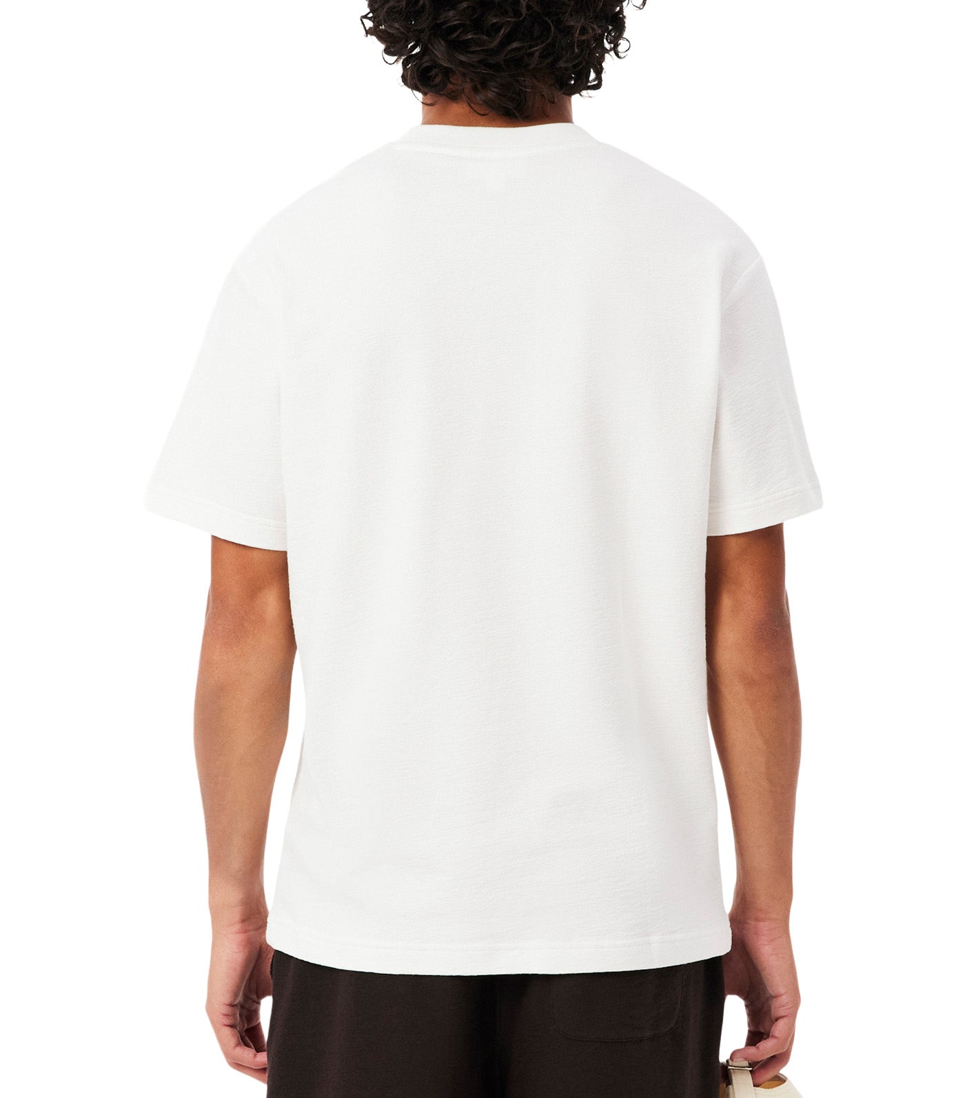 Lacoste Textured Jersey T-Shirt Flour