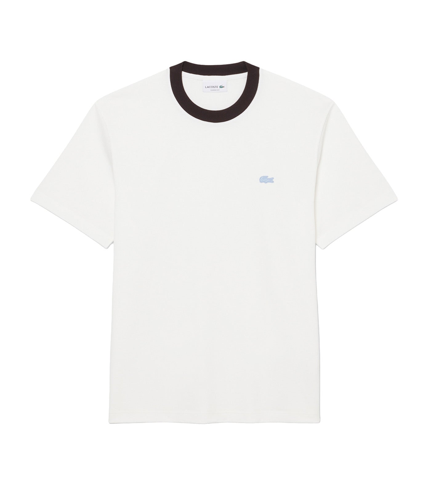 Classic Fit Colour-Block Cotton T-Shirt Flour