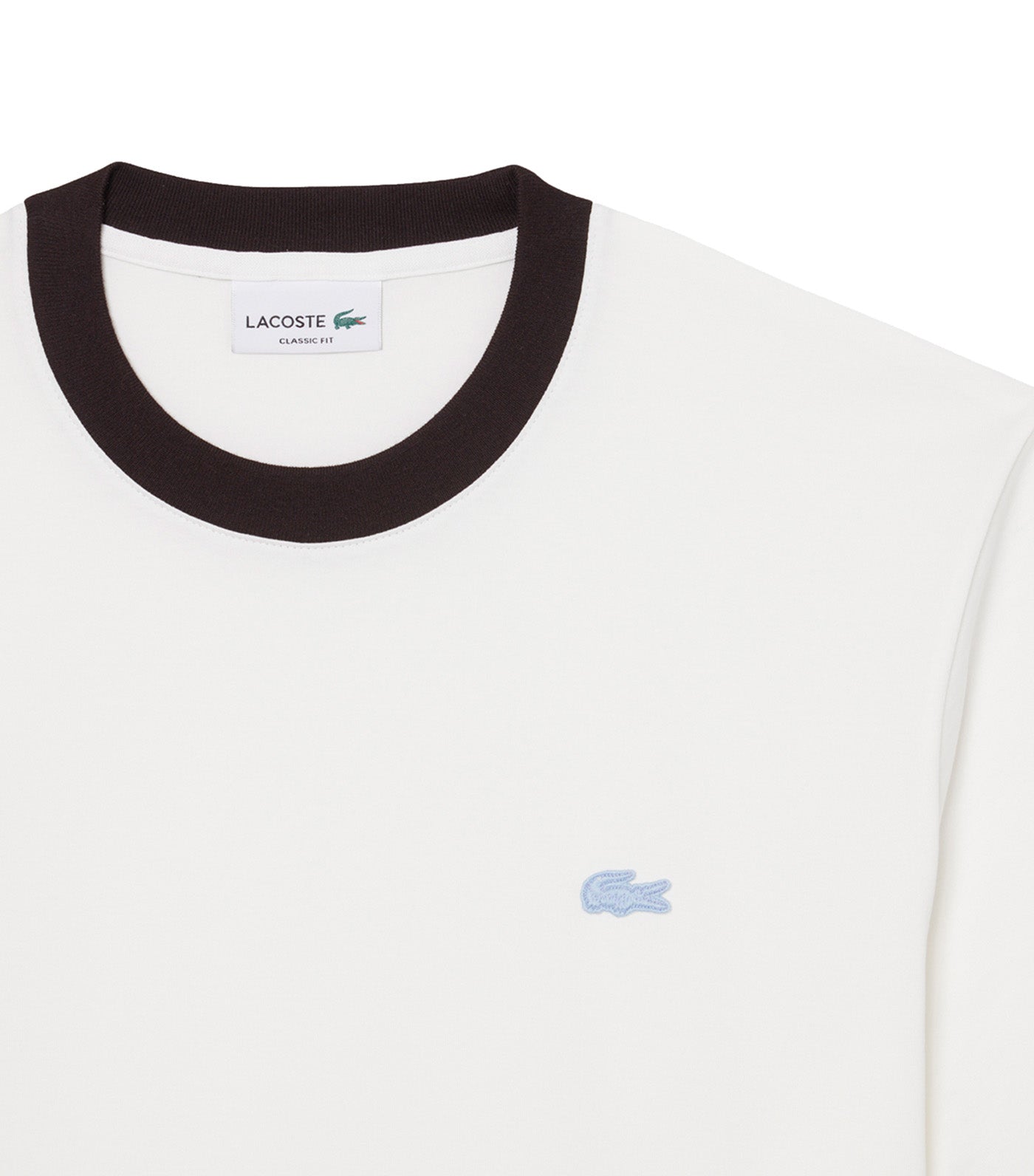 Classic Fit Colour-Block Cotton T-Shirt Flour