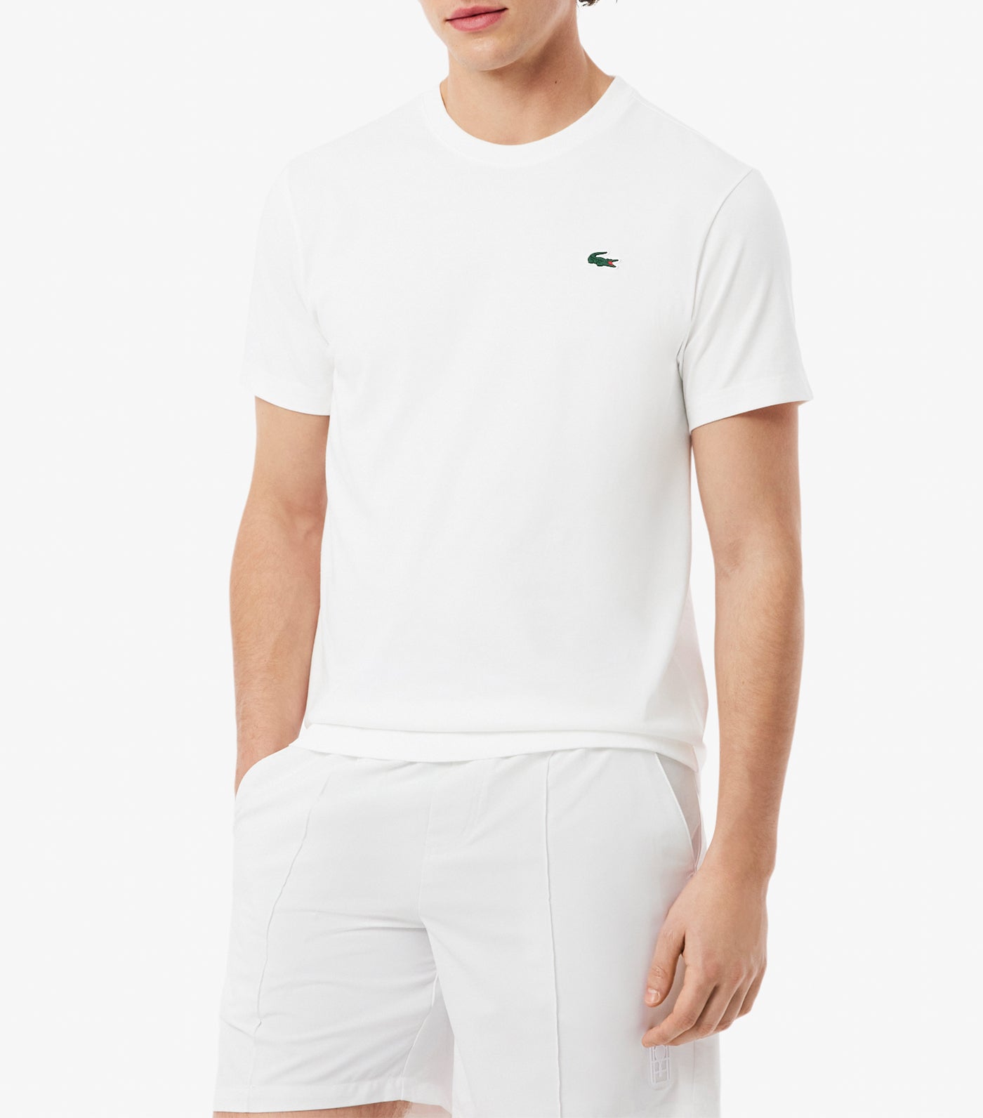 Ultra Dry Printed Tennis T-Shirt White