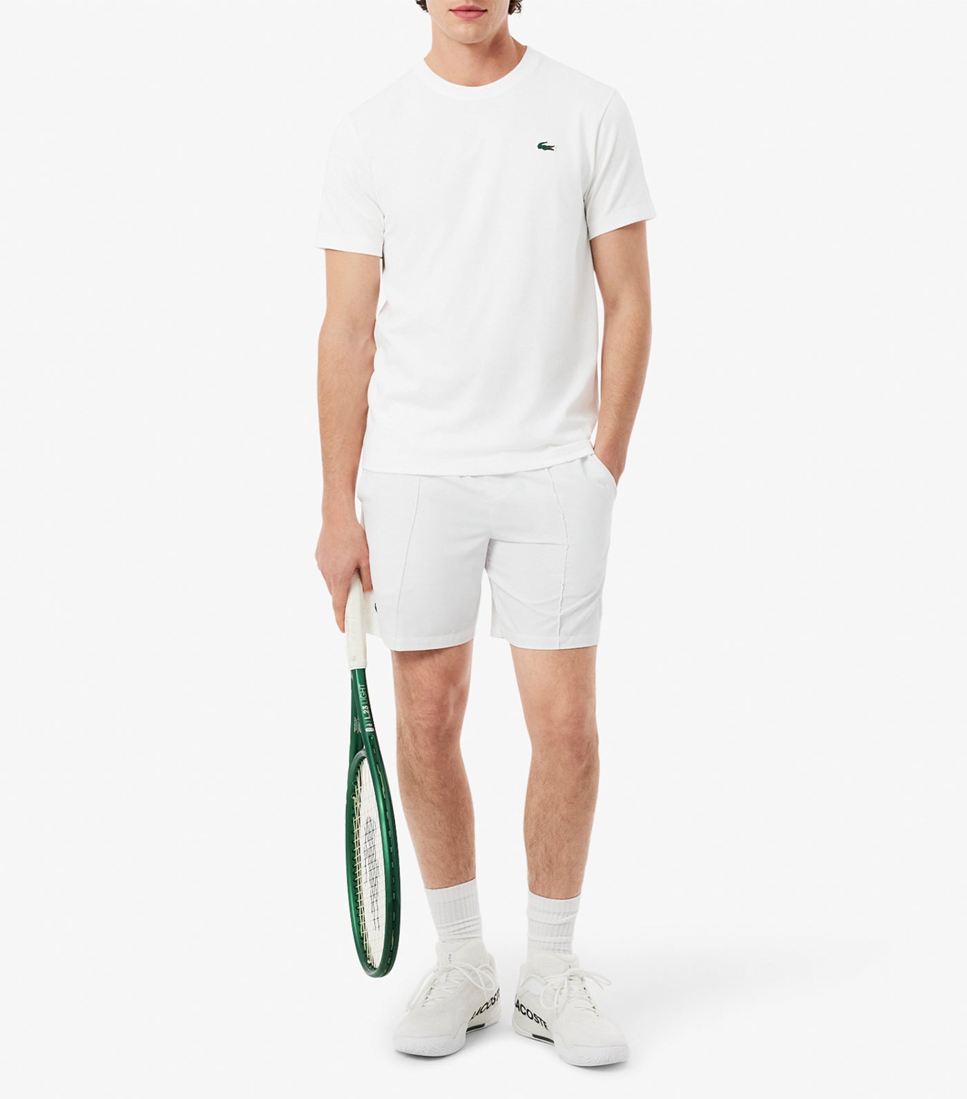 Ultra Dry Printed Tennis T-Shirt White