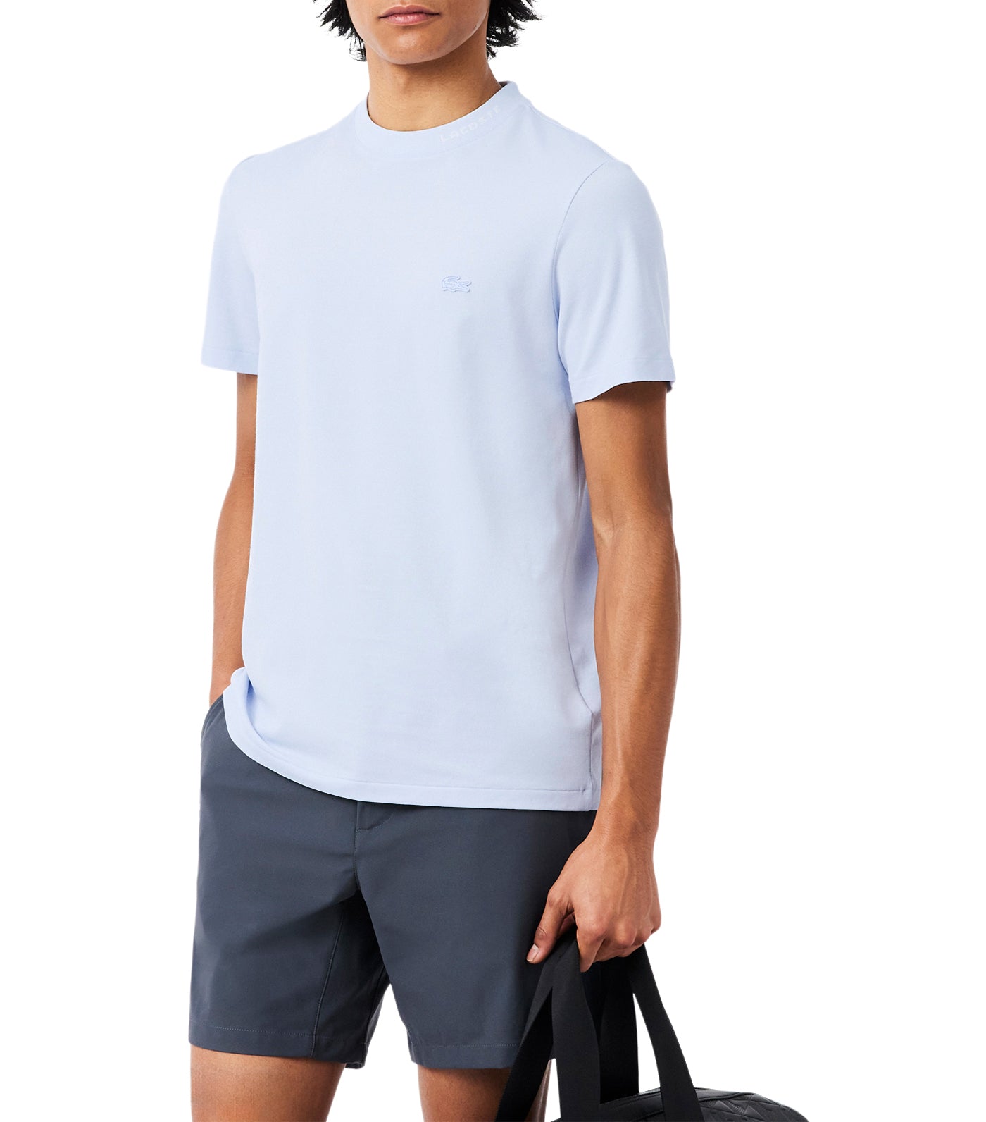 Jacquard Branded Piqué T-Shirt