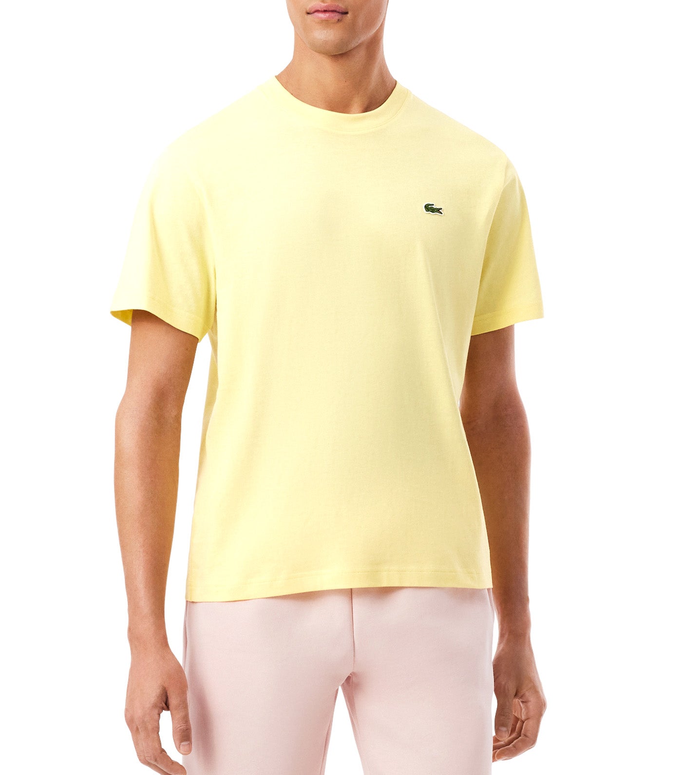 Lacoste Classic Fit Cotton Jersey T-Shirt Yellow