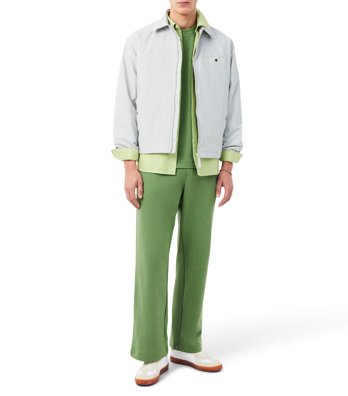 Lacoste Loose Fit Heavy Jersey T-Shirt Lamb's Lettuce