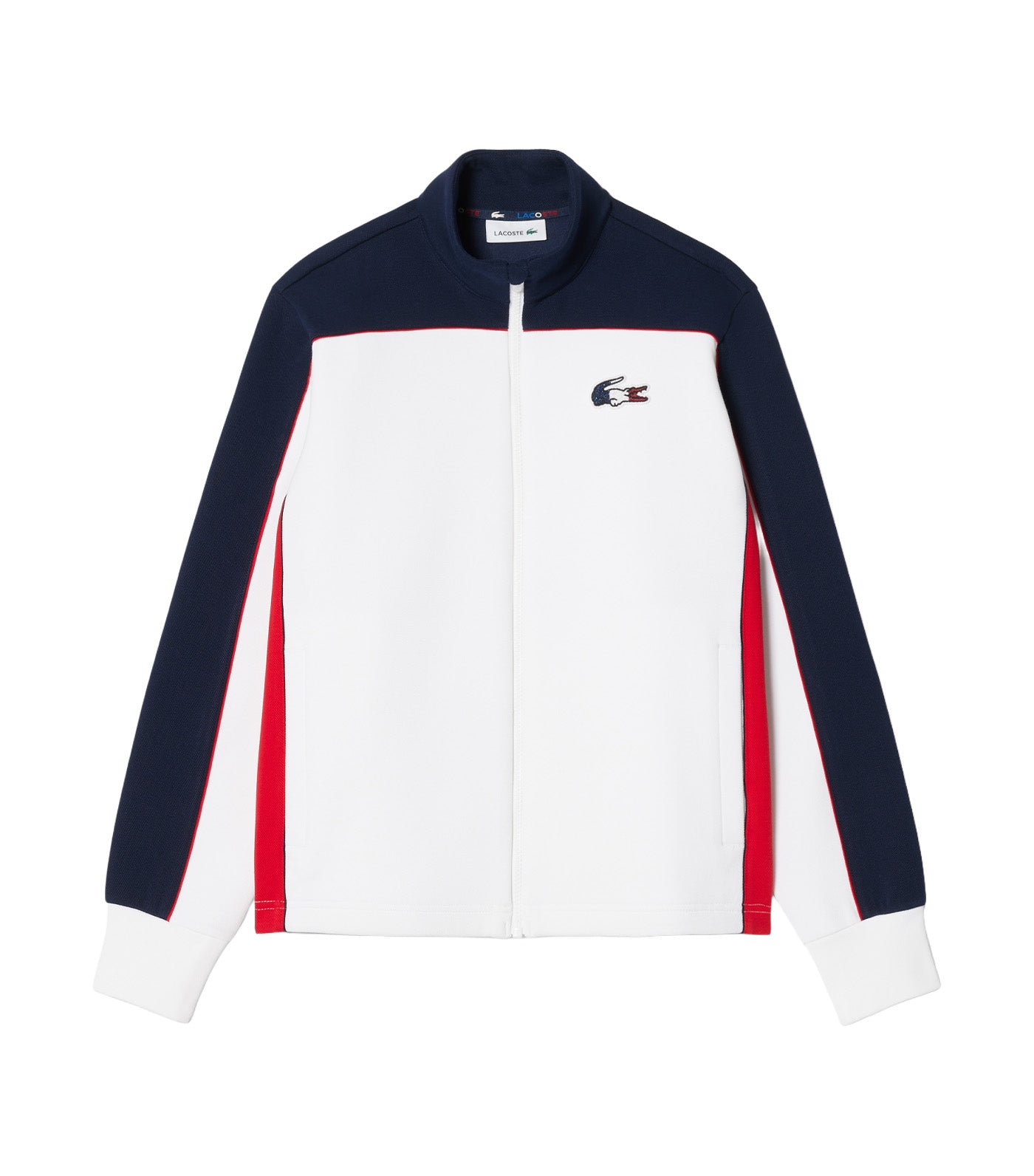 French Tennis Team Ceremony Jacket Navy Blue/White-Red