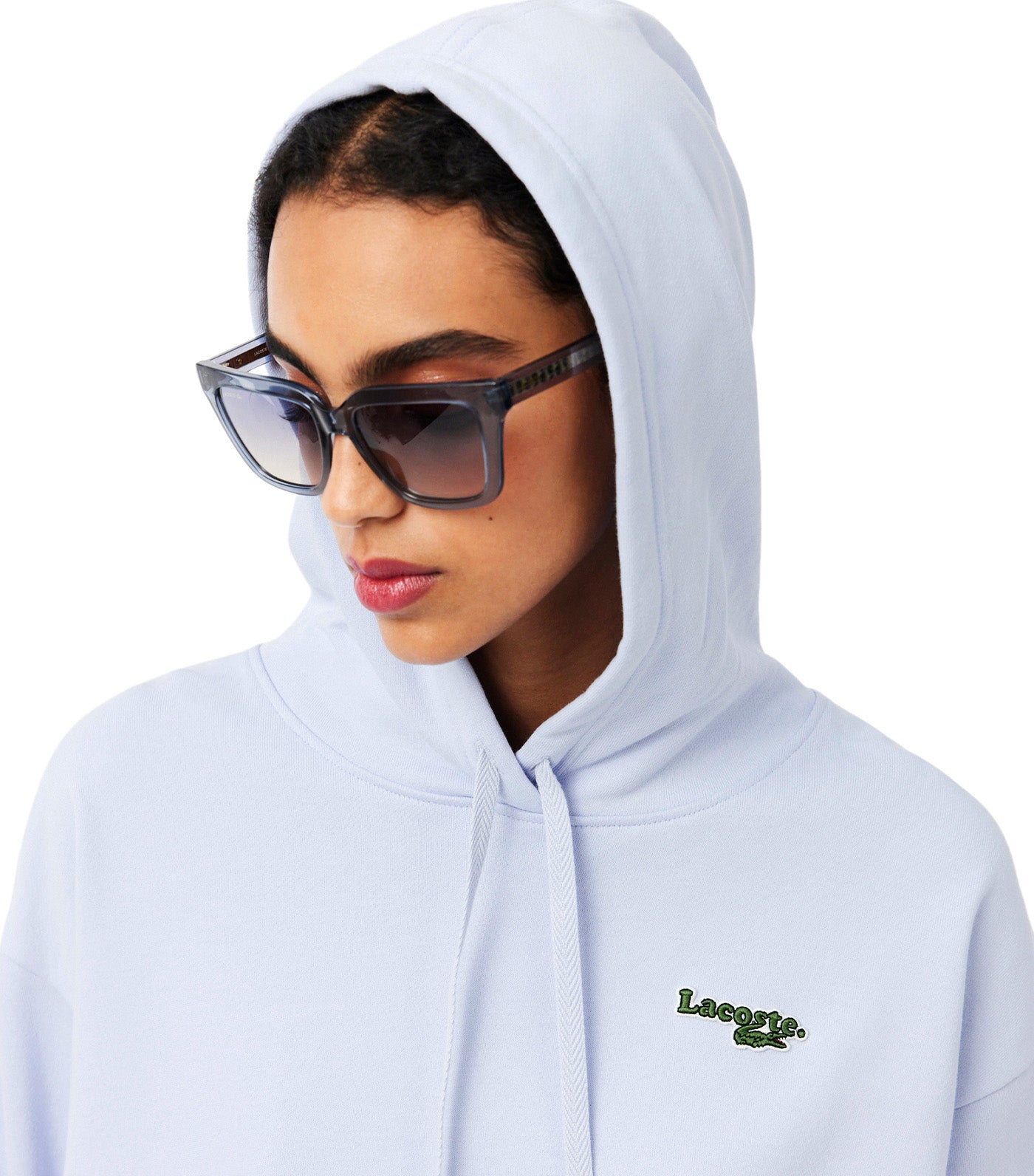 Oversized Logo Hoodie Phoenix Blue