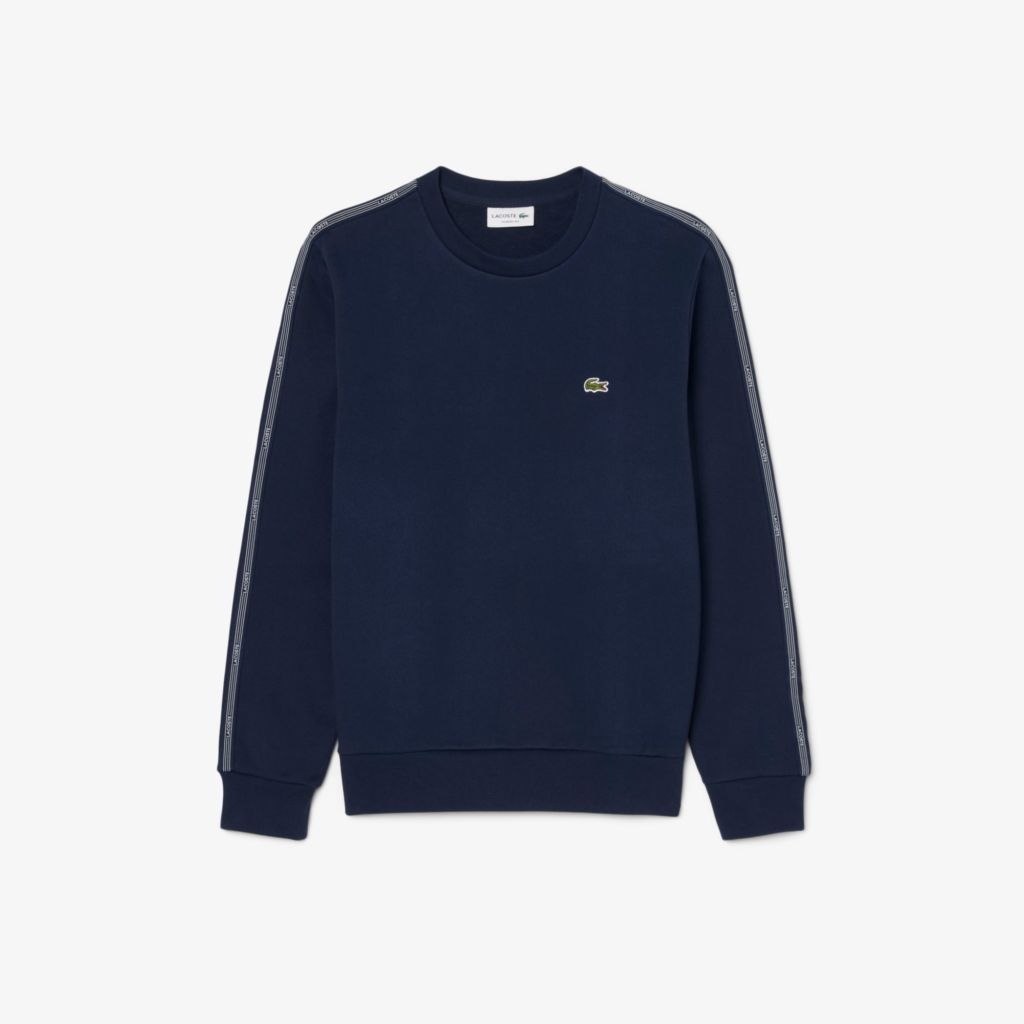Stripe Band Fleece Sweatshirt