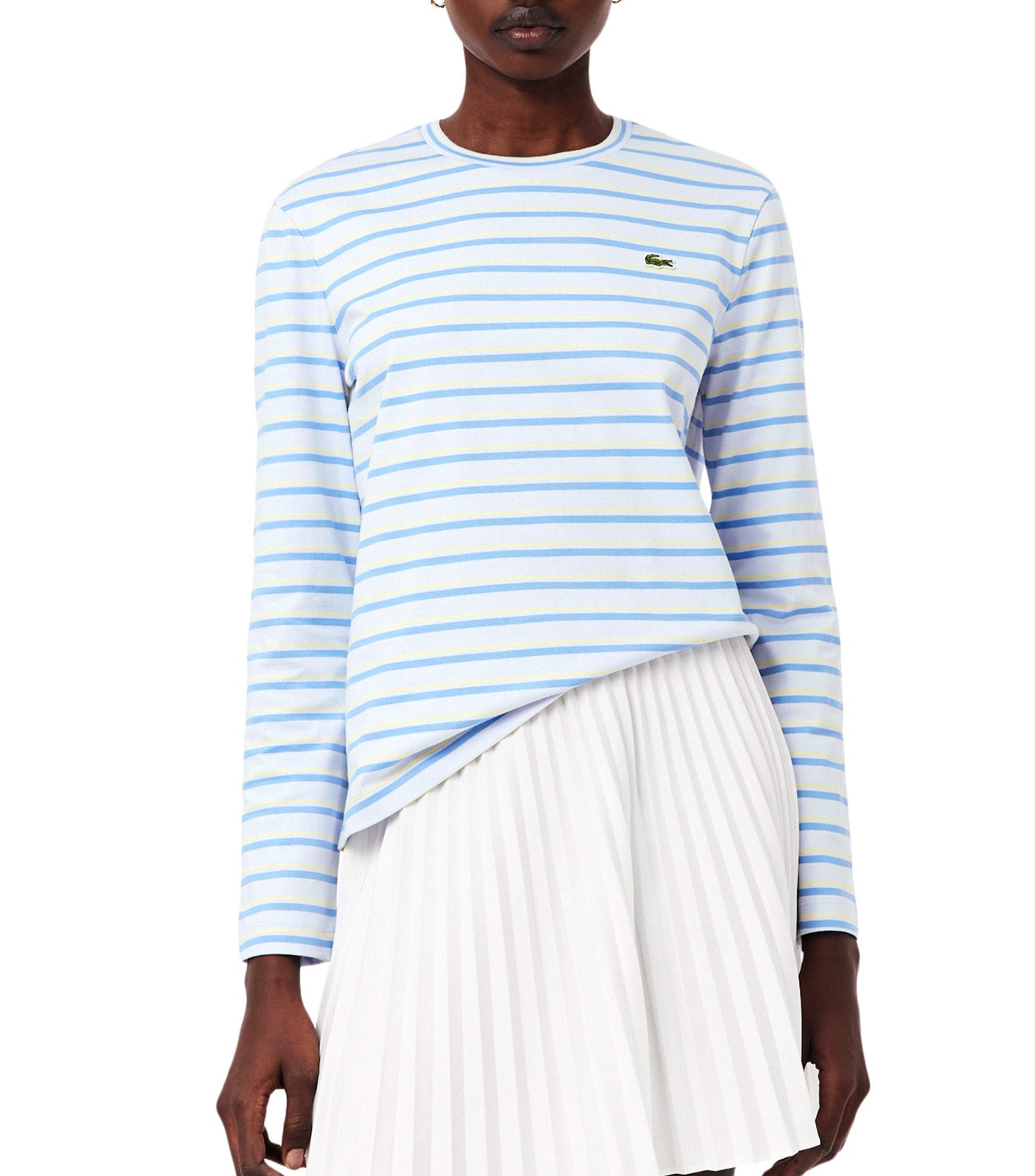 Long Sleeved Striped Jersey T-Shirt Buffalo/Lionne-Yellow