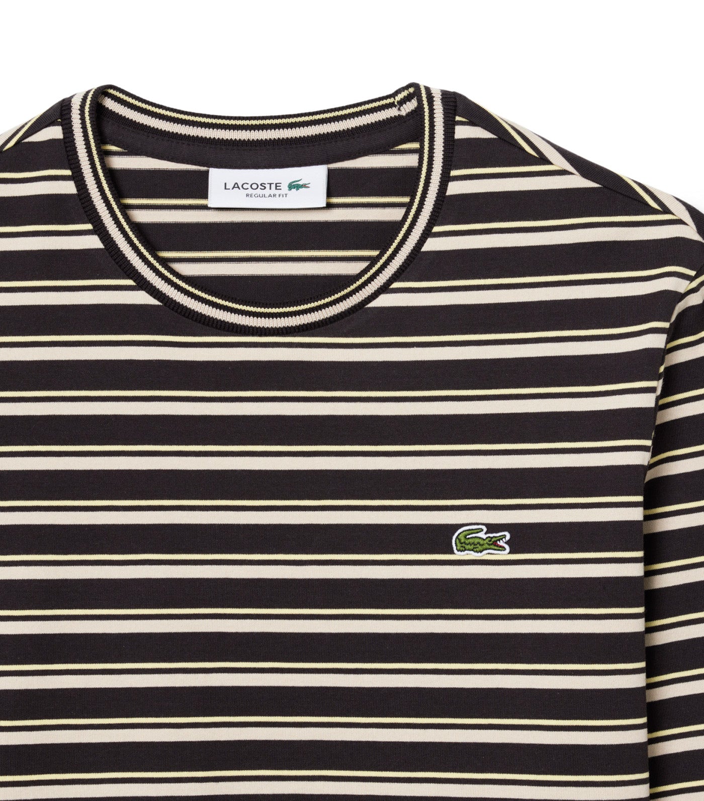 Long Sleeved Striped Jersey T-Shirt Buffalo/Lionne-Yellow