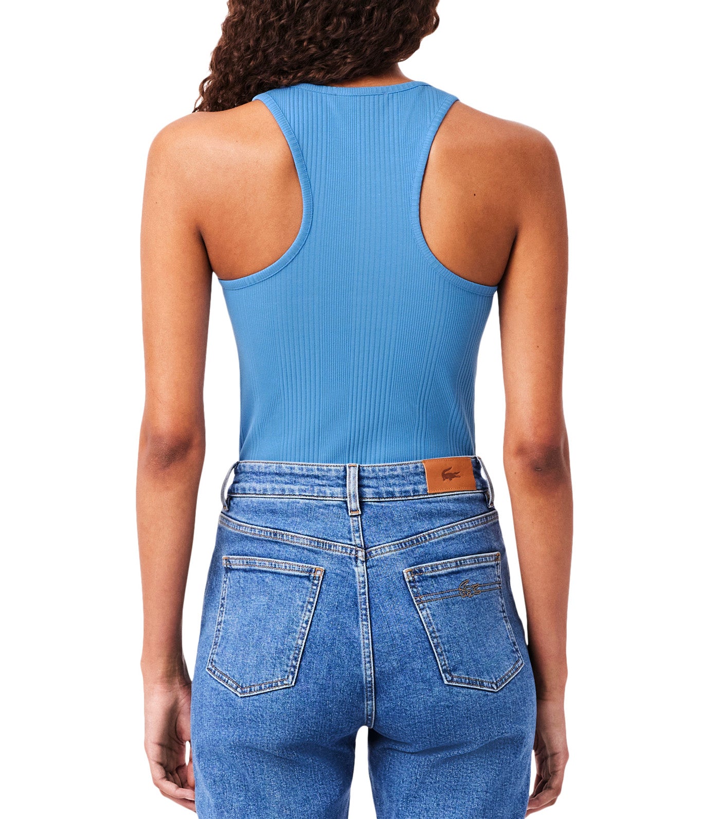 Slim Fit Ribbed Cotton Tank Top