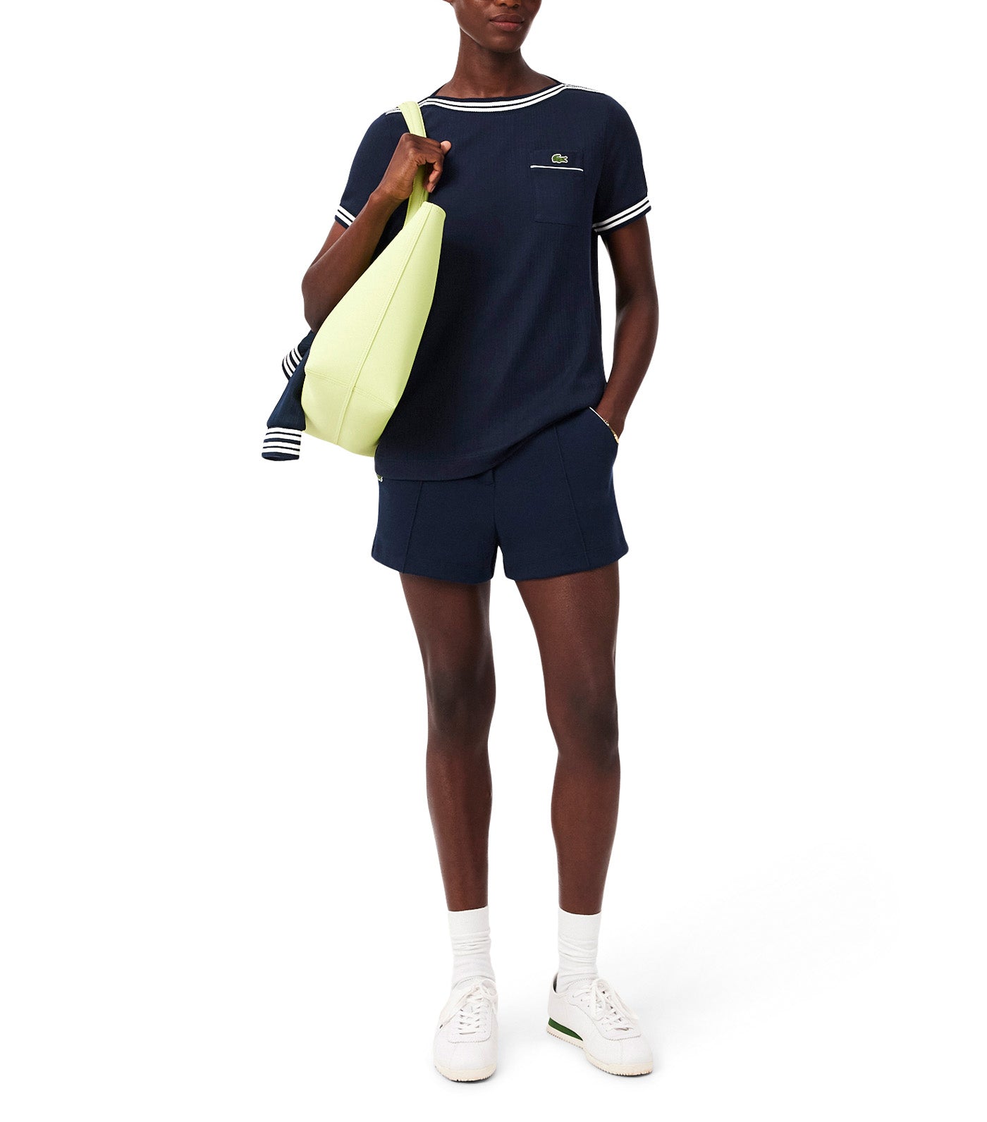 French Made Boat Neck T-Shirt