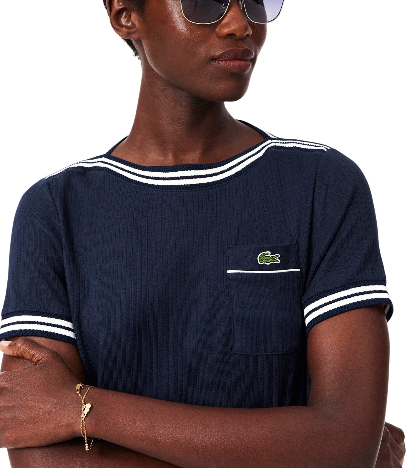 French Made Boat Neck T-Shirt