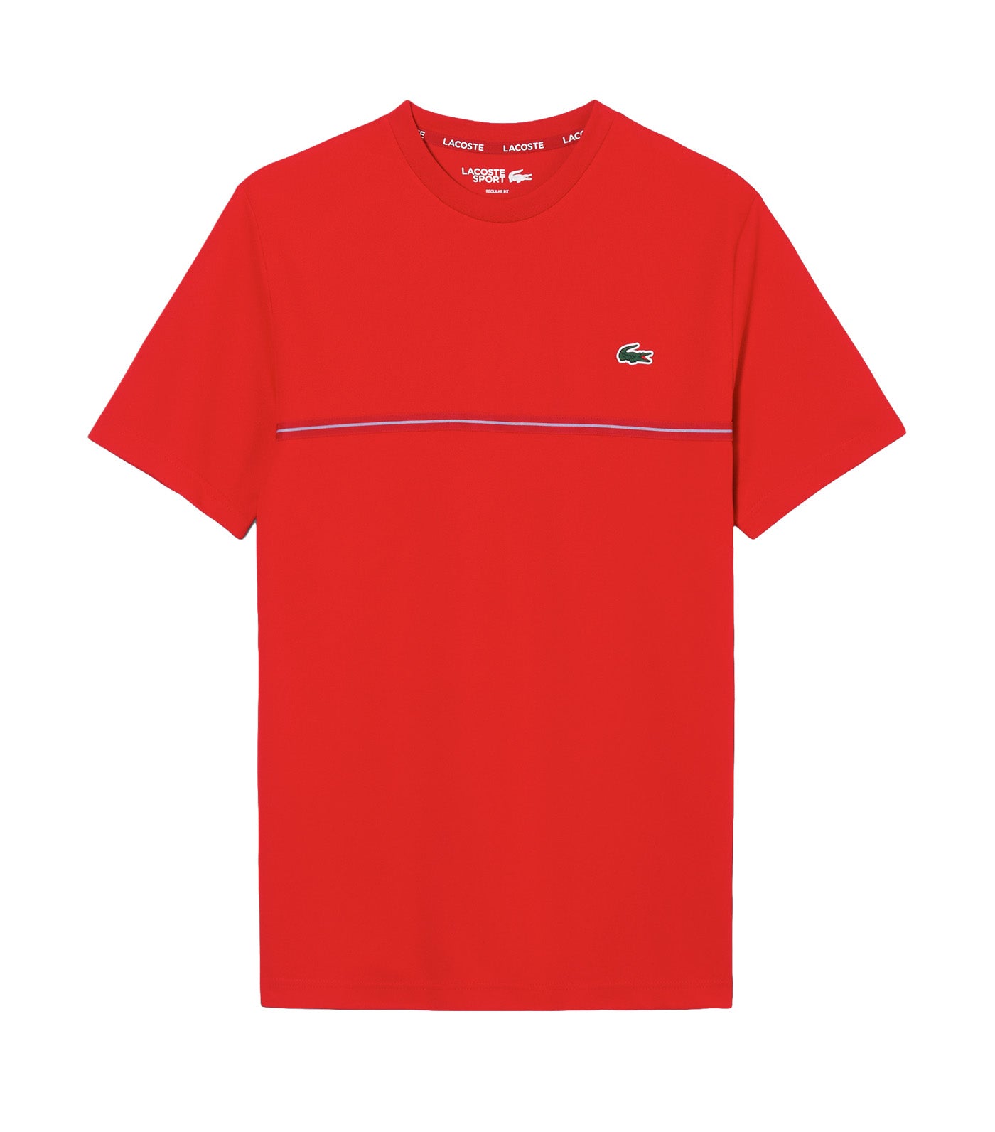 Ultra Dry Crocodile Print Sport T-Shirt Red