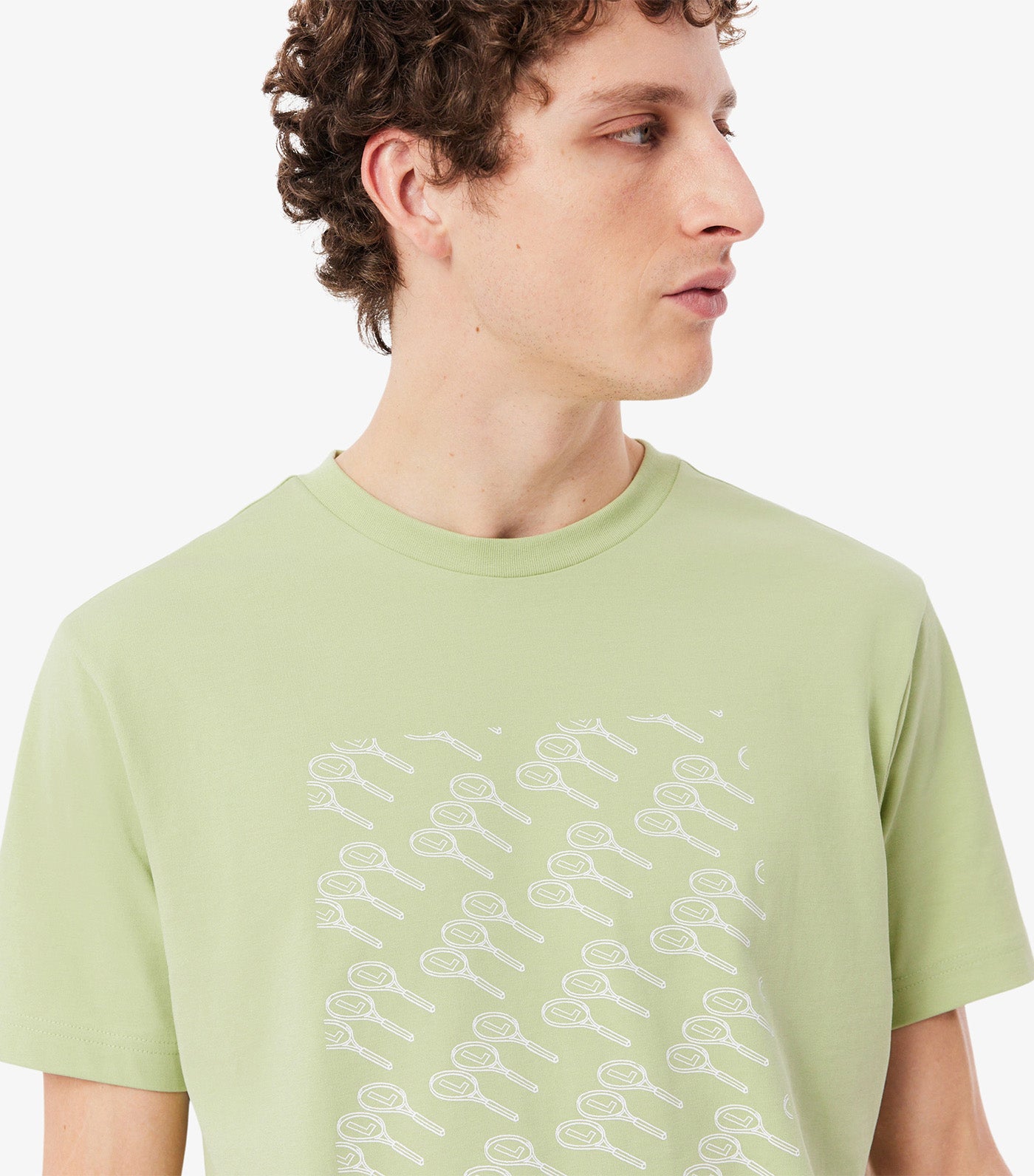 Ultra Dry Printed Tennis T-Shirt Birch