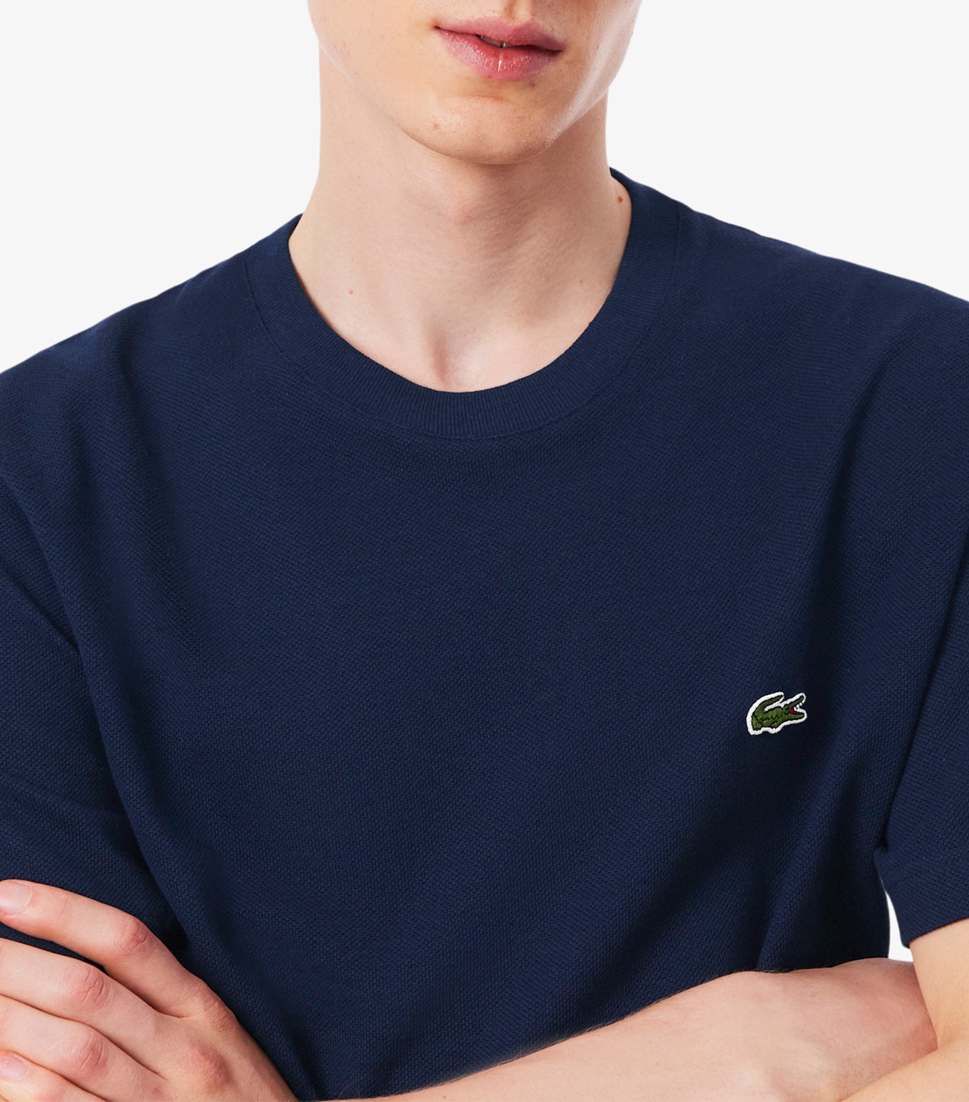 Heavy Cotton and Linen Piqué T-Shirt