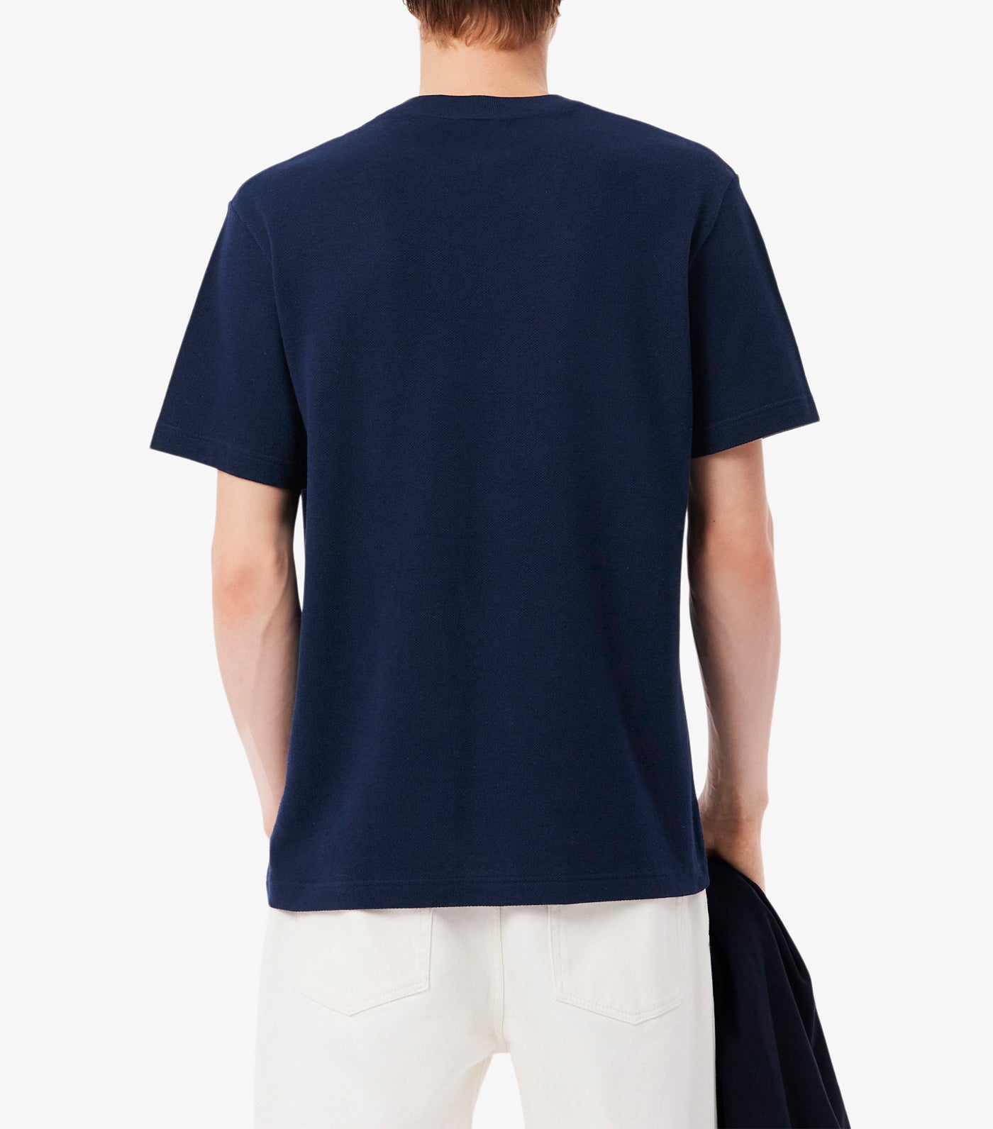 Heavy Cotton and Linen Piqué T-Shirt
