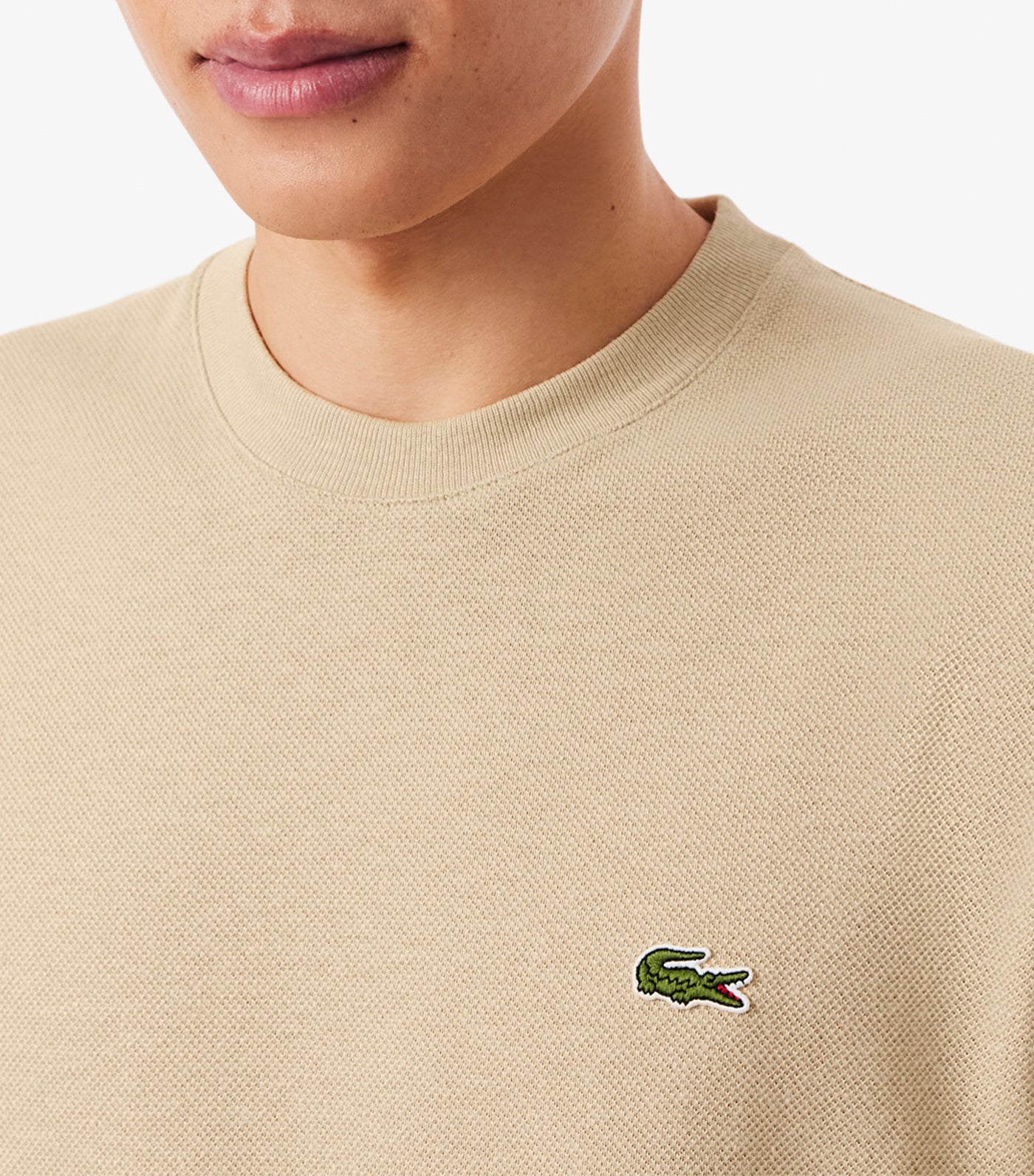 Heavy Cotton and Linen Piqué T-Shirt