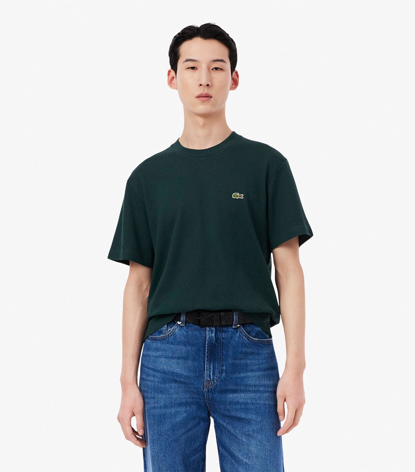 Heavy Cotton and Linen Piqué T-Shirt