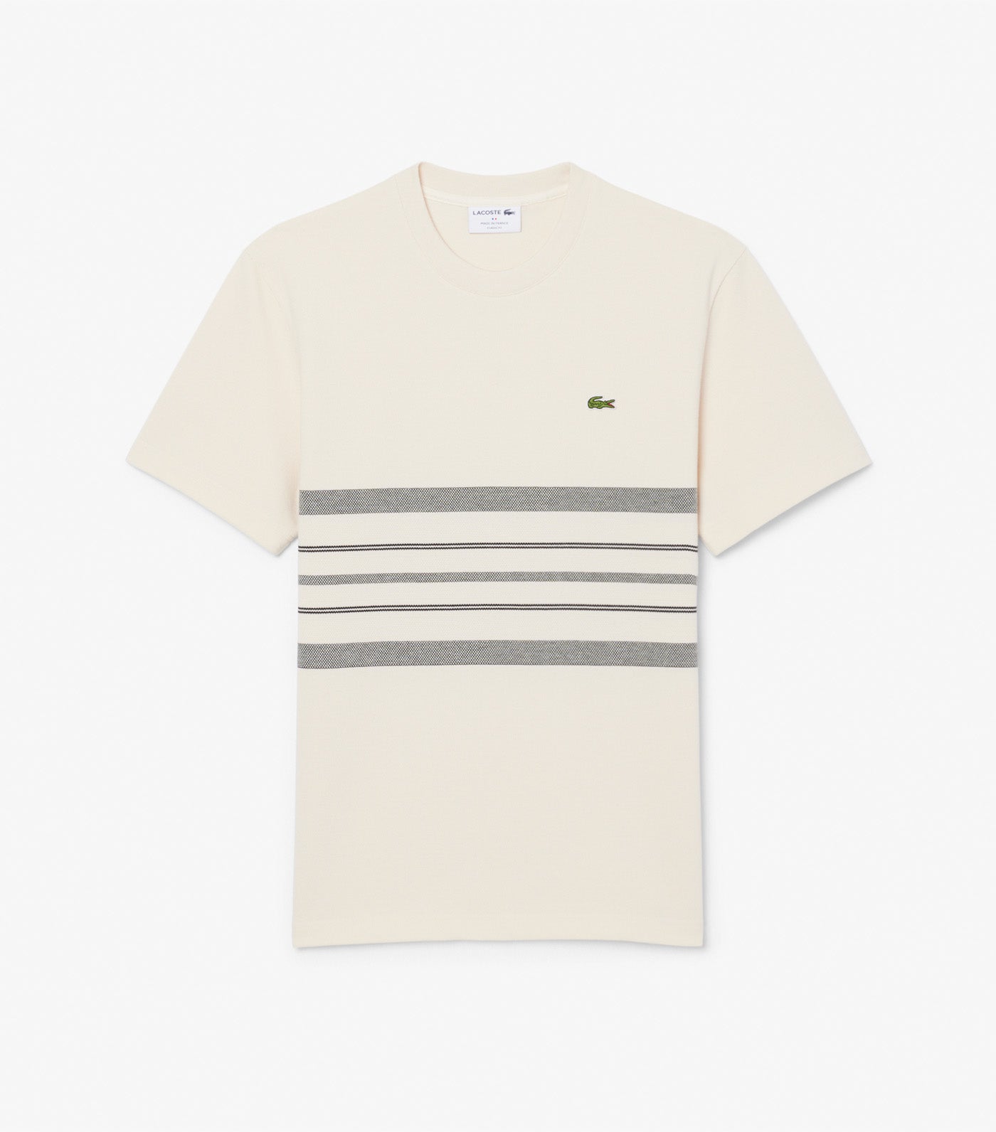 French Made Striped Piqué T-Shirt Lapland