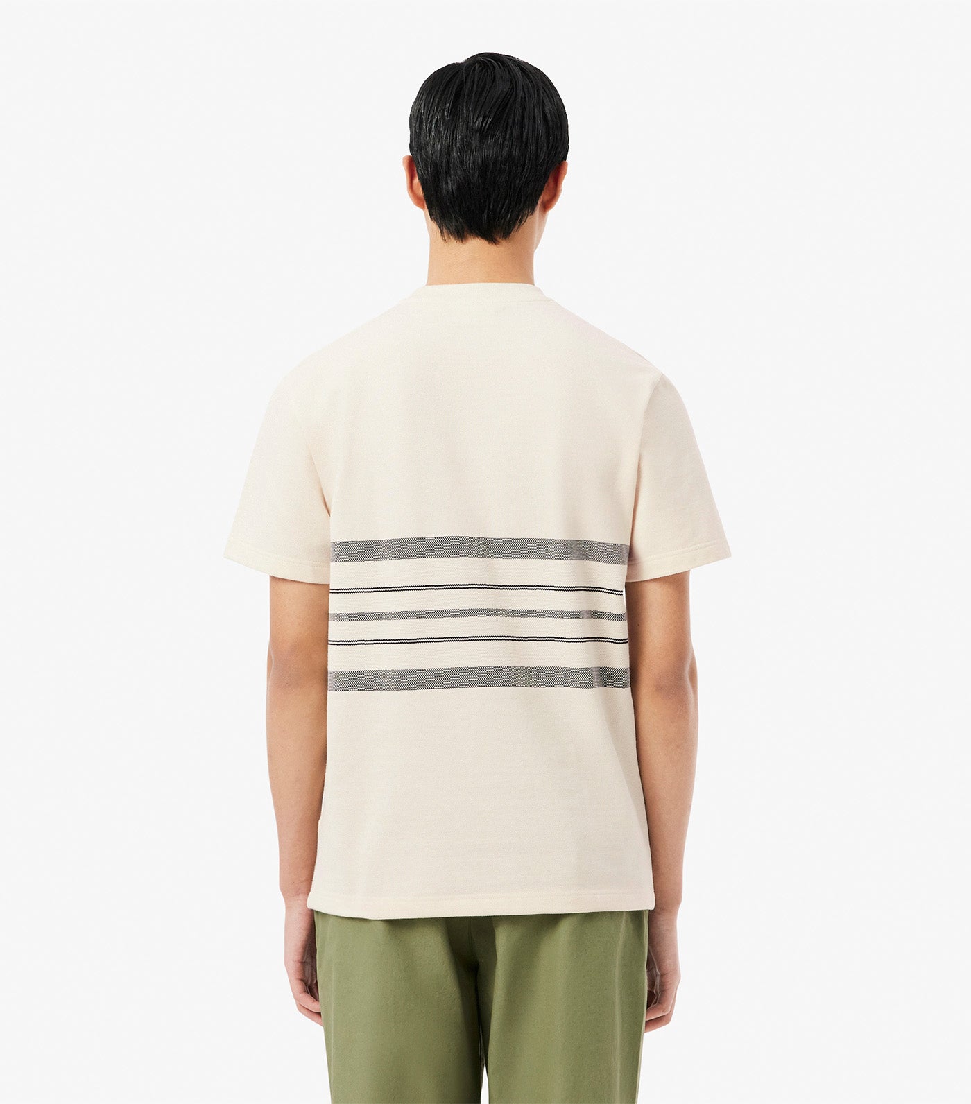 French Made Striped Piqué T-Shirt Lapland