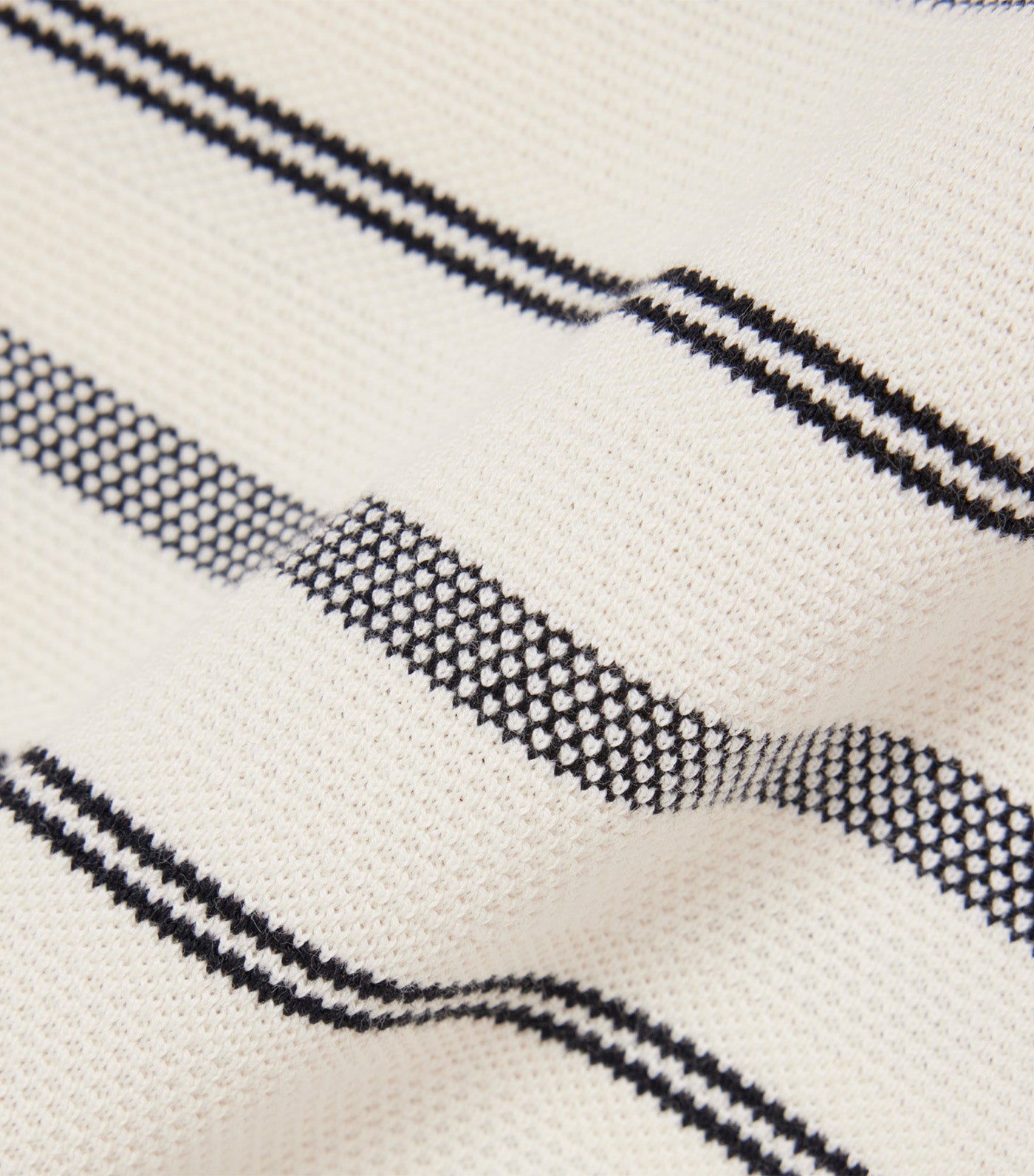 French Made Striped Piqué T-Shirt Lapland