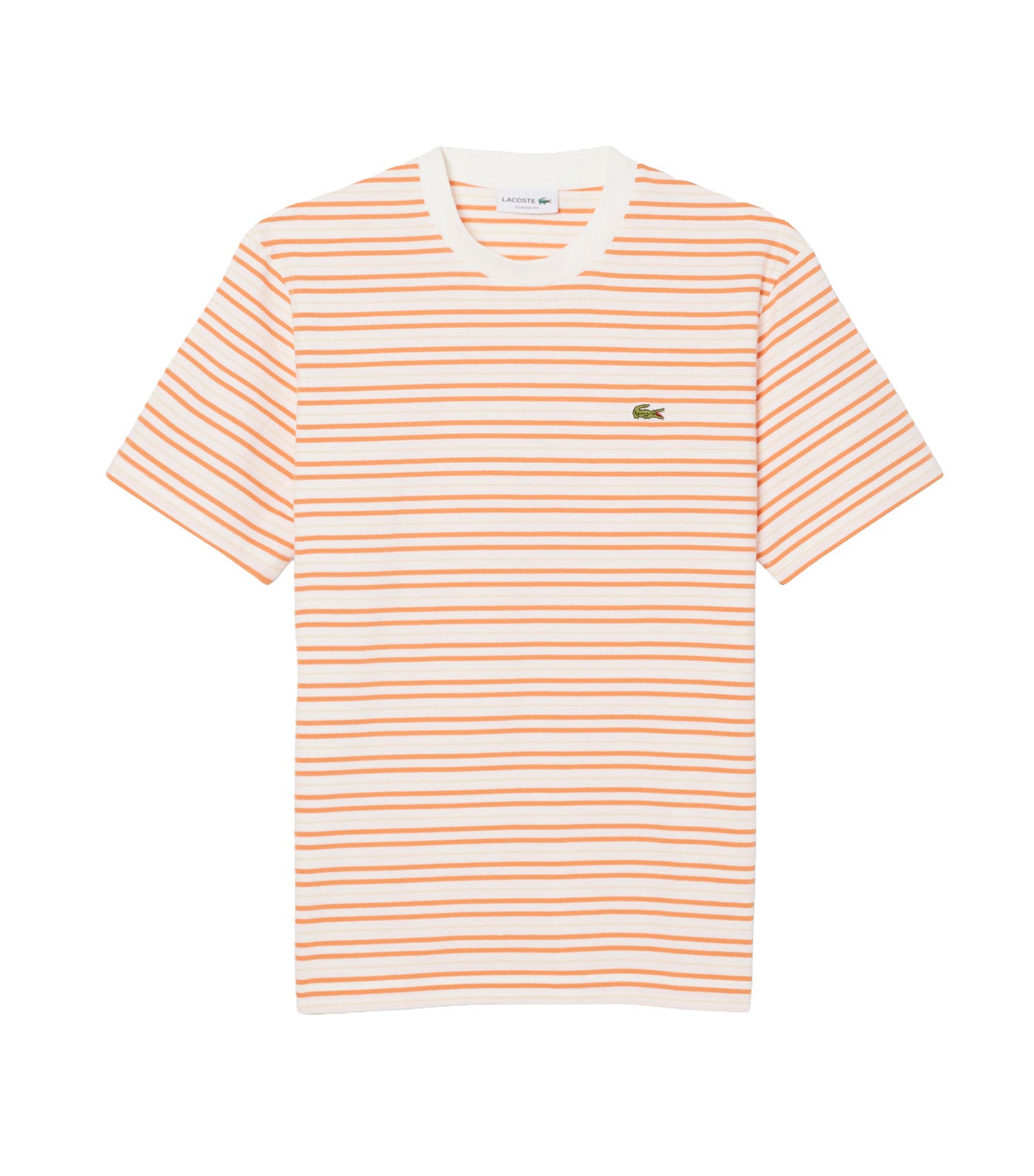 Striped Cotton T-Shirt Blossom/Flour