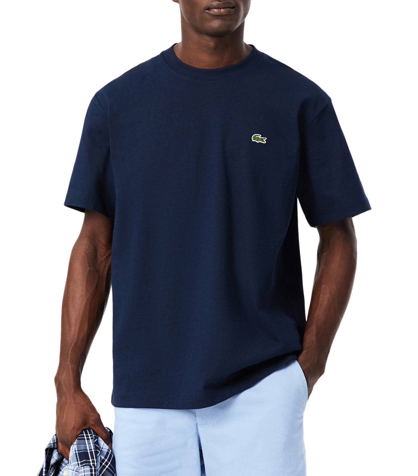 Heavy Cotton Jersey T-Shirt Navy Blue