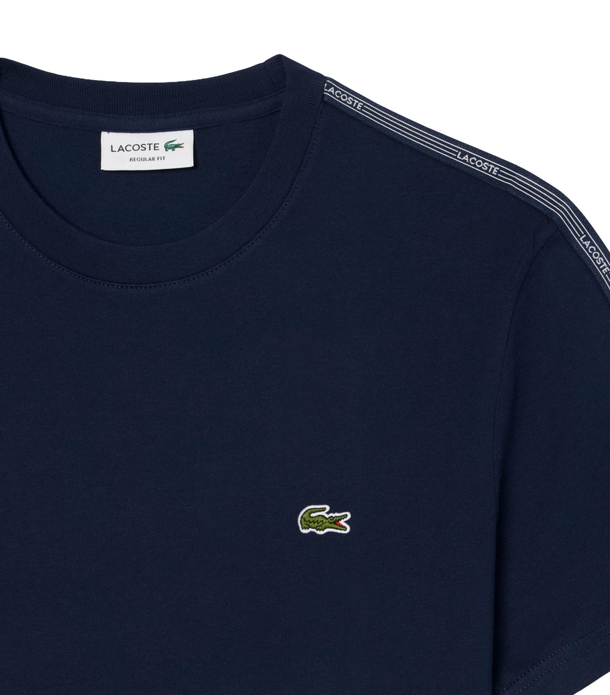 Branded Stripe Band T-Shirt Midnight Blue
