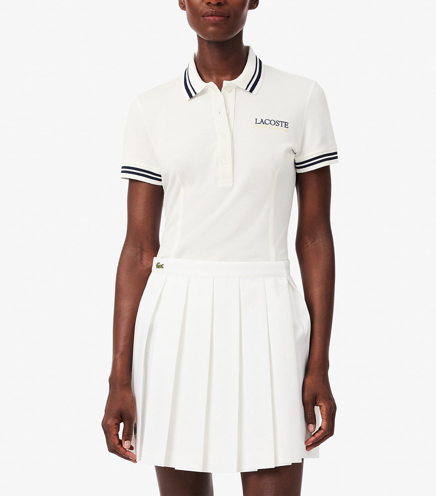 Roland-Garros Edition Petit Piqué Polo Shirt Flour