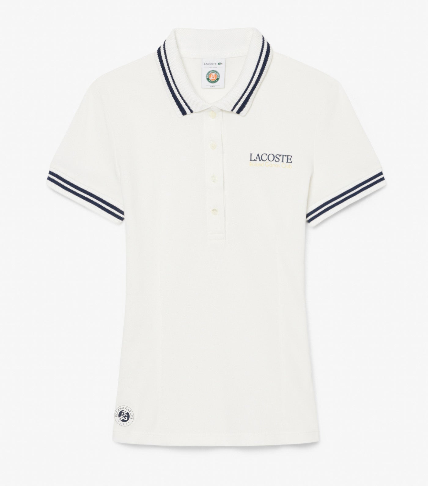 Roland-Garros Edition Petit Piqué Polo Shirt Flour
