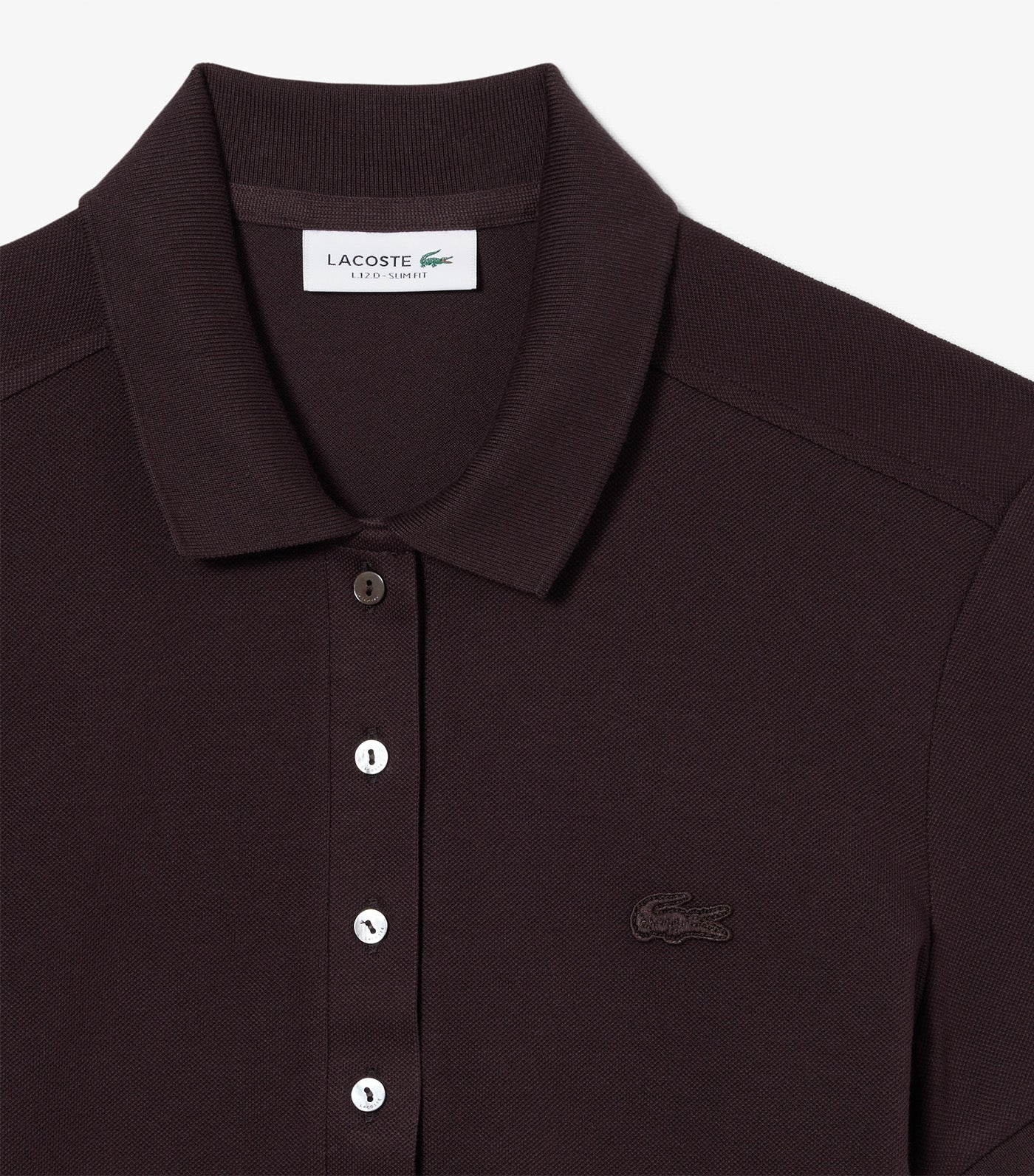 Lacoste L.12.D Slim Fit Stretch Mini Pique Polo Shirt Buffalo