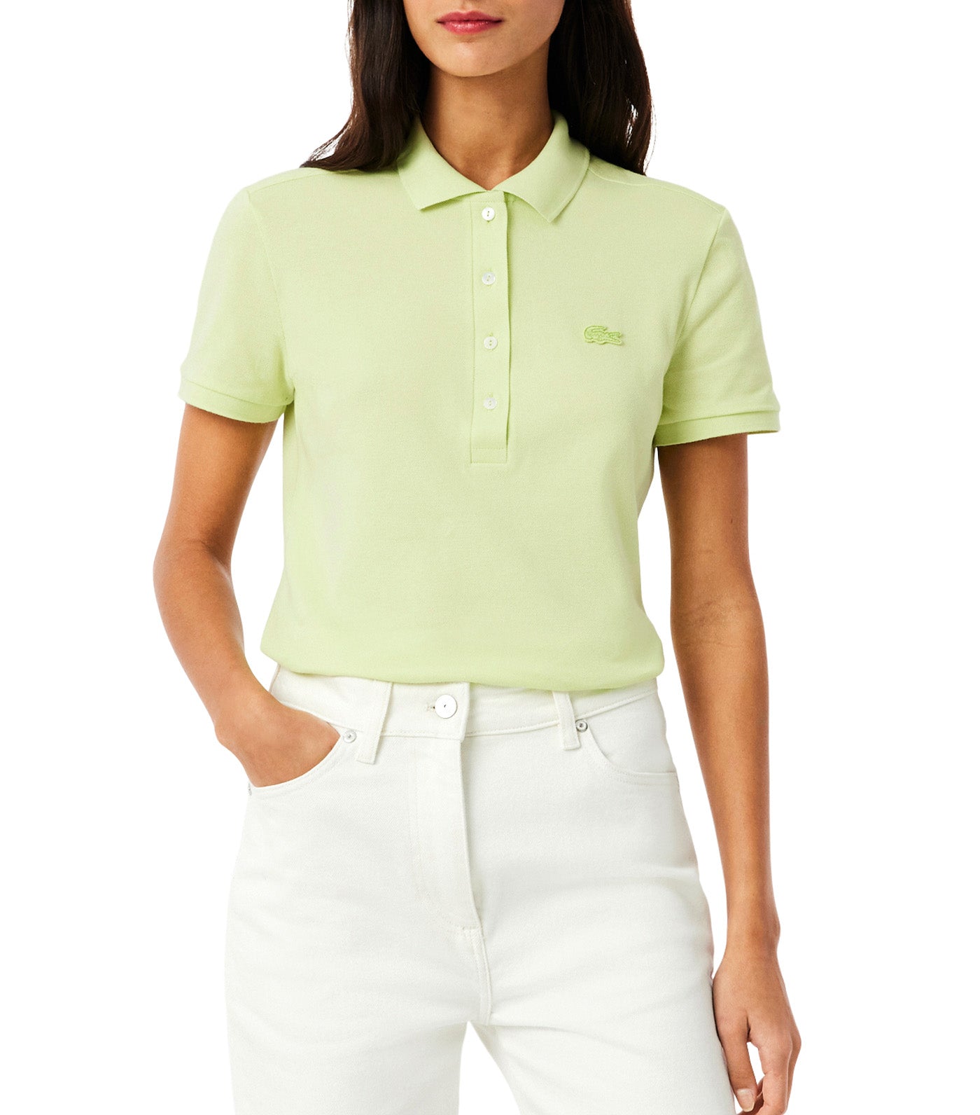 L.12.D Slim Fit Stretch Mini Pique Polo Shirt