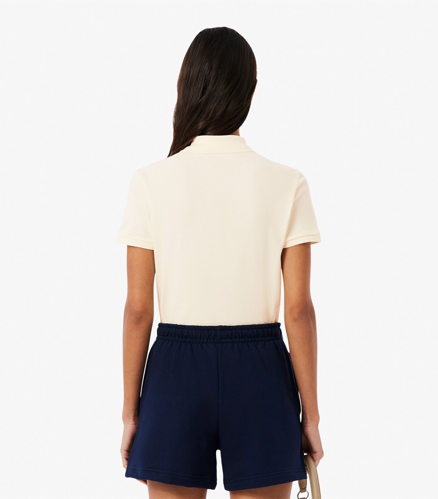 Lacoste L.12.D Slim Fit Stretch Mini Pique Polo Shirt Powder