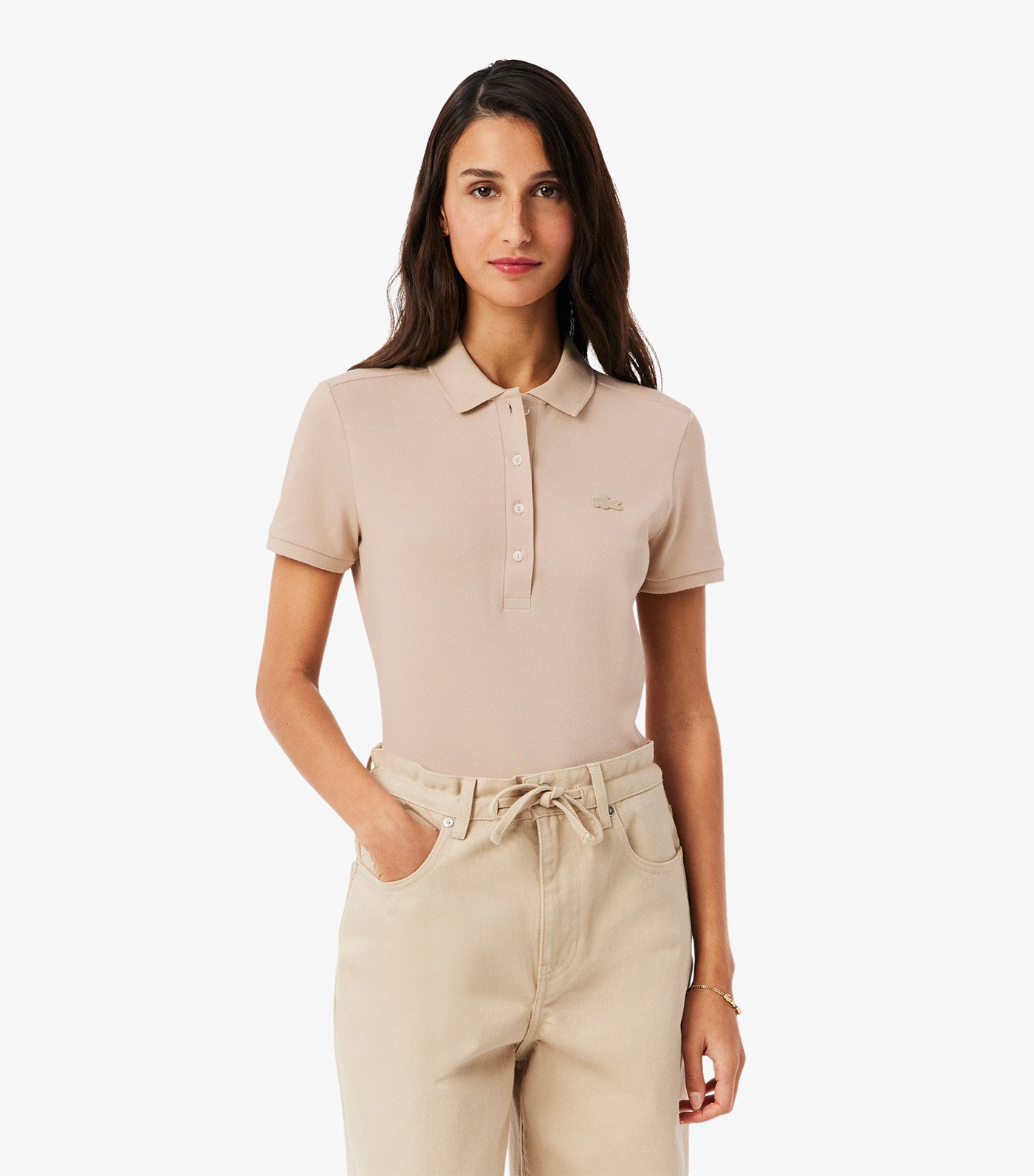 Lacoste L.12.D Slim Fit Stretch Mini Pique Polo Shirt Lionne