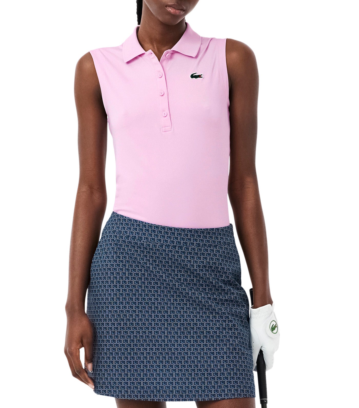 Ultra-Dry Slim Fit Anti-UV Stretch Golf Polo Shirt Albizia