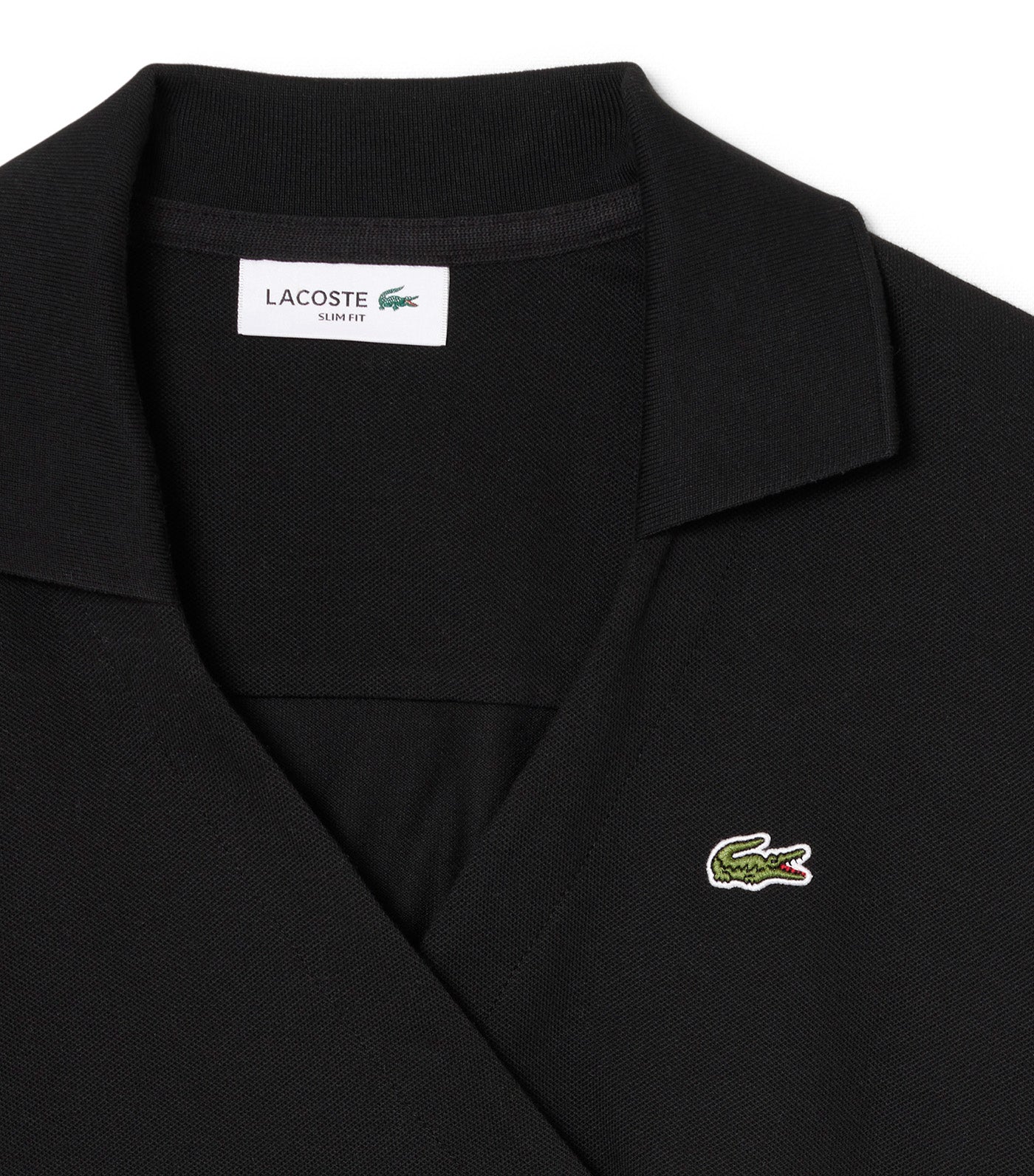 Stretch Mini Piqué Wrap Polo Shirt
