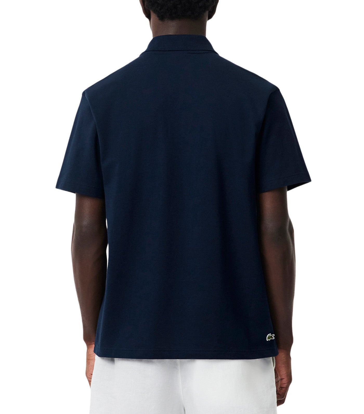 Roland-Garros Edition Petit Piqué Polo Shirt Navy Blue