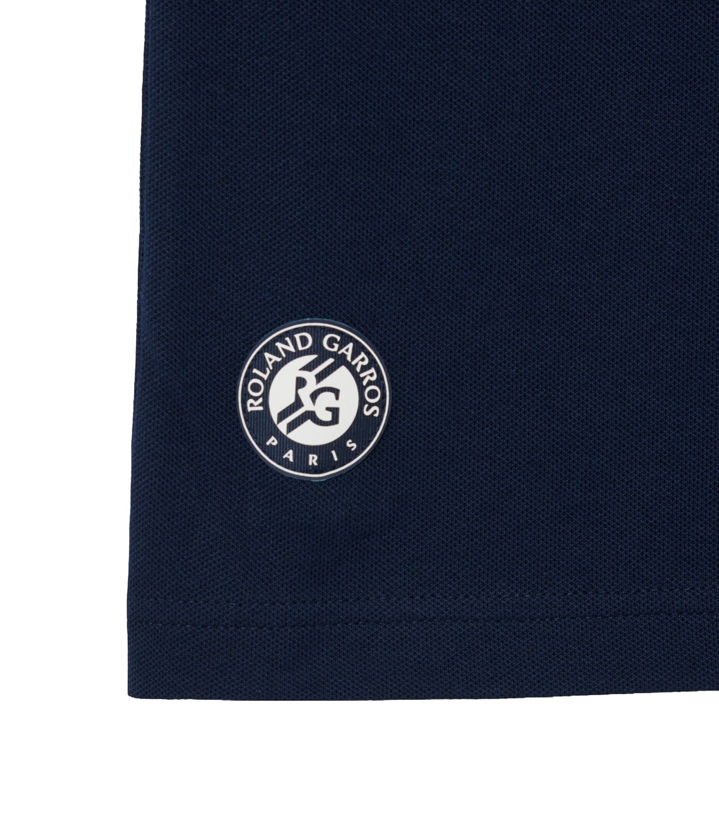 Roland-Garros Edition Petit Piqué Polo Shirt Navy Blue