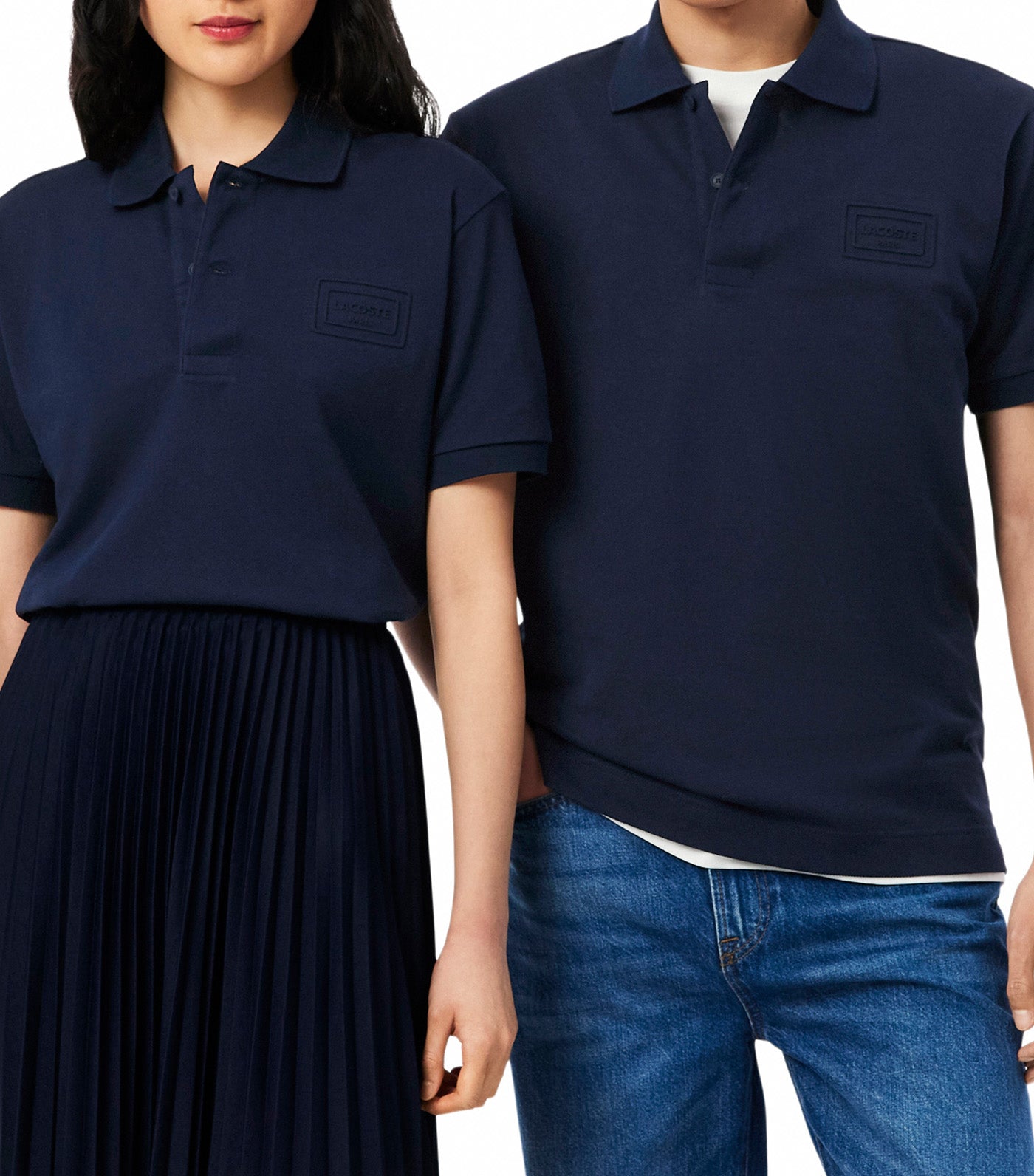 Classic Fit Embossed Branding Polo Shirt
