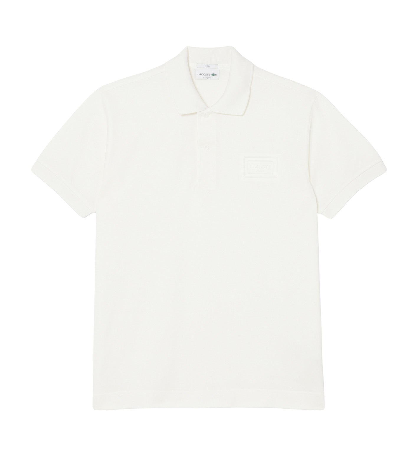 Classic Fit Embossed Branding Polo Shirt Flour