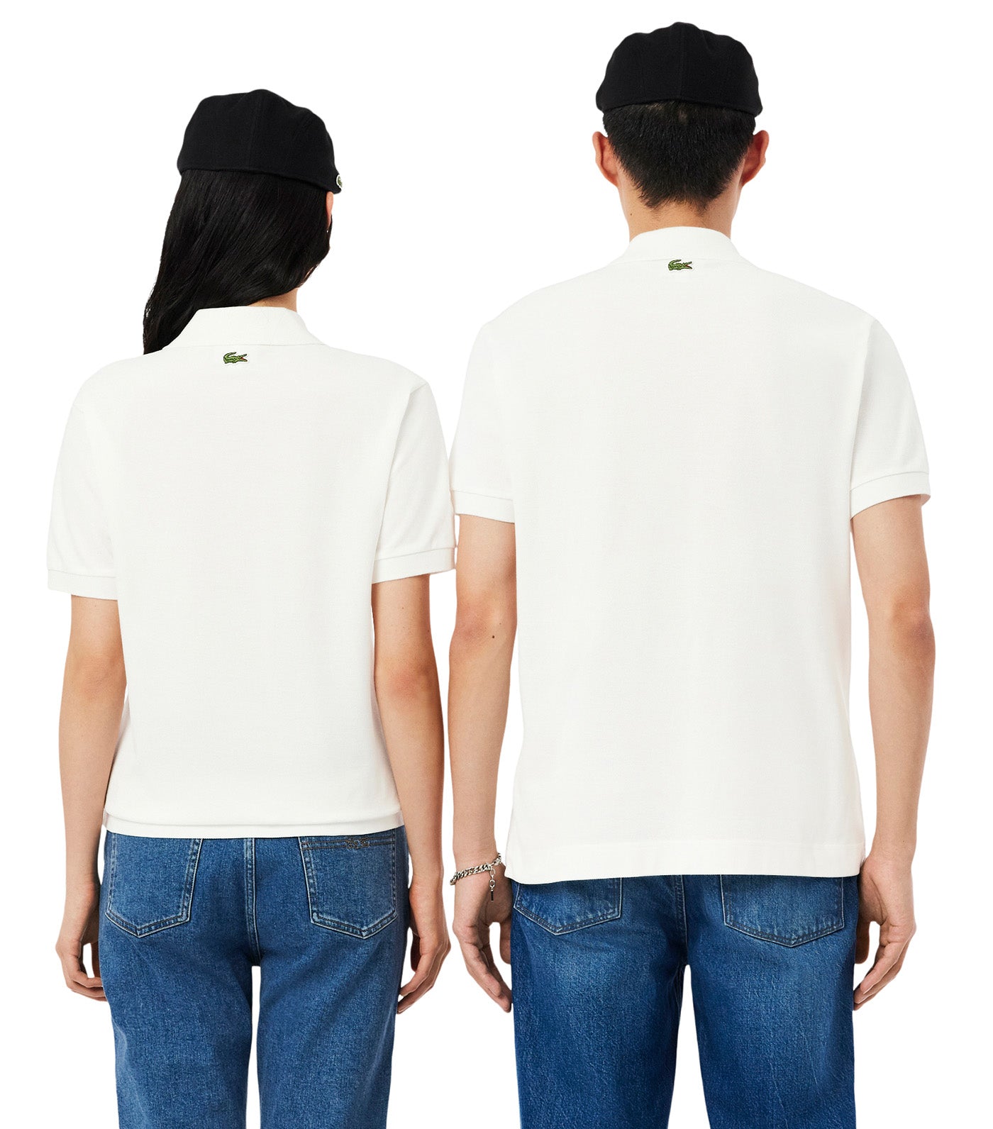 Classic Fit Embossed Branding Polo Shirt Flour