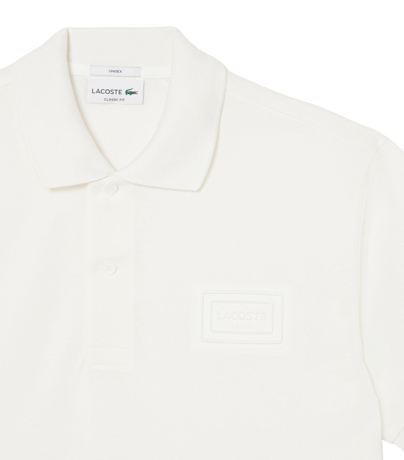 Classic Fit Embossed Branding Polo Shirt Flour