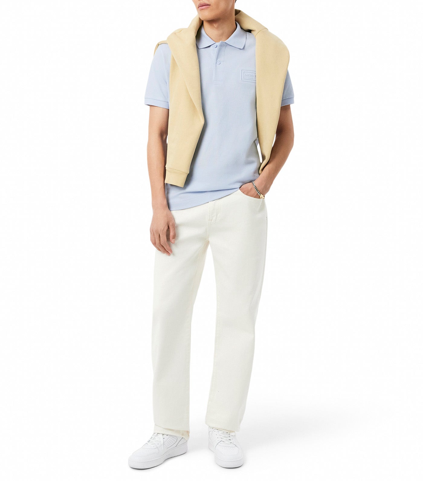 Classic Fit Embossed Branding Polo Shirt