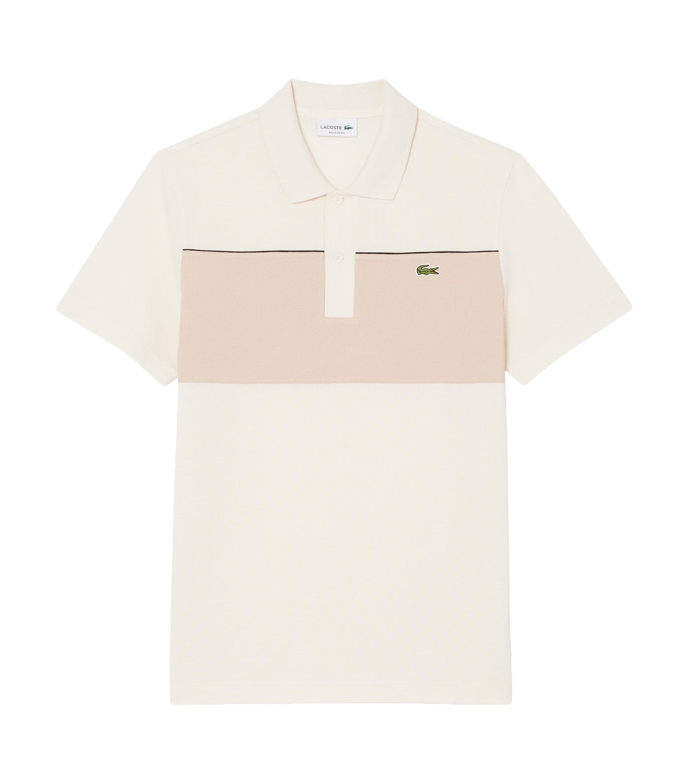 Regular Fit Color-Block Piqué Polo Shirt
