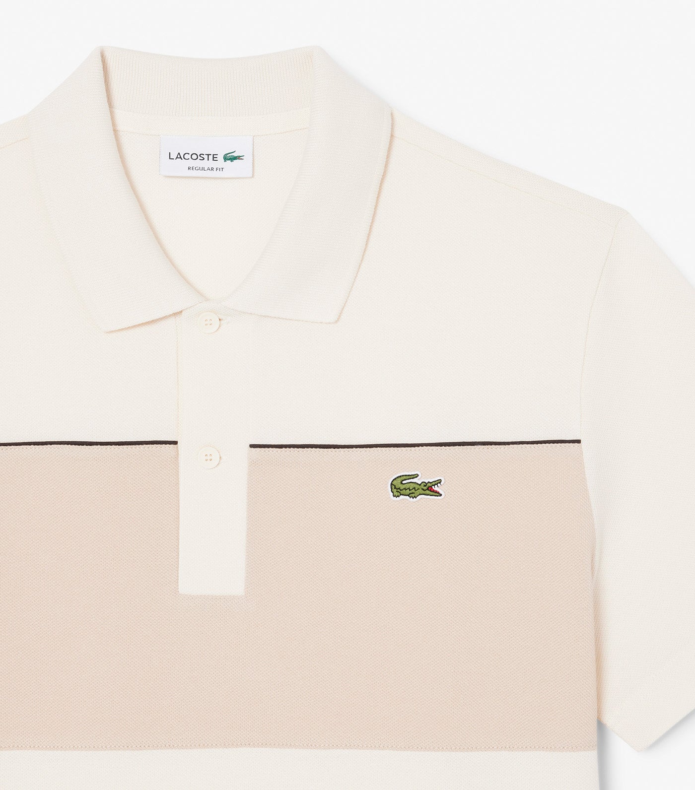 Regular Fit Color-Block Piqué Polo Shirt